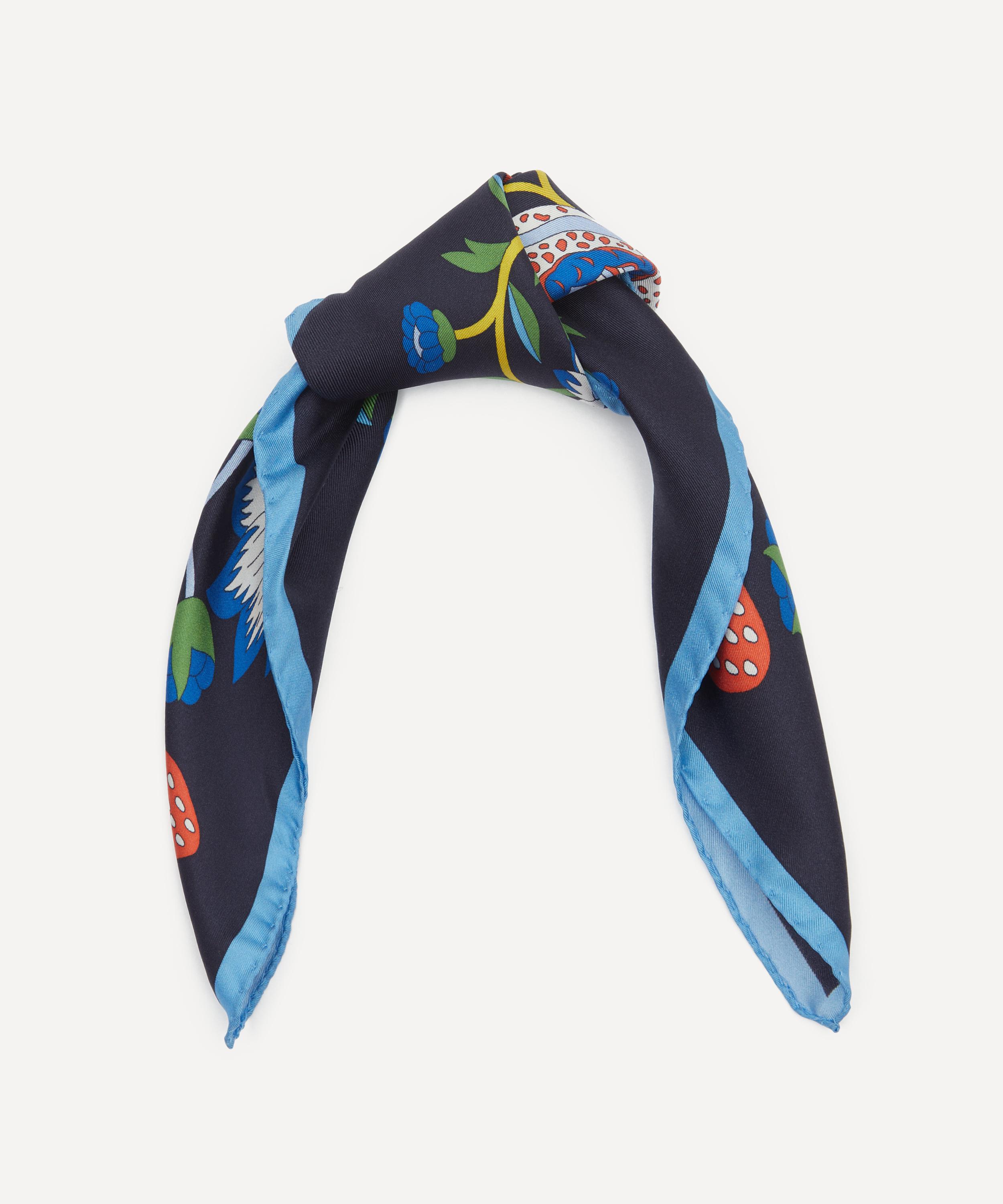Liberty - Strawberry Thief Garden Silk Scarf 45 image number 2