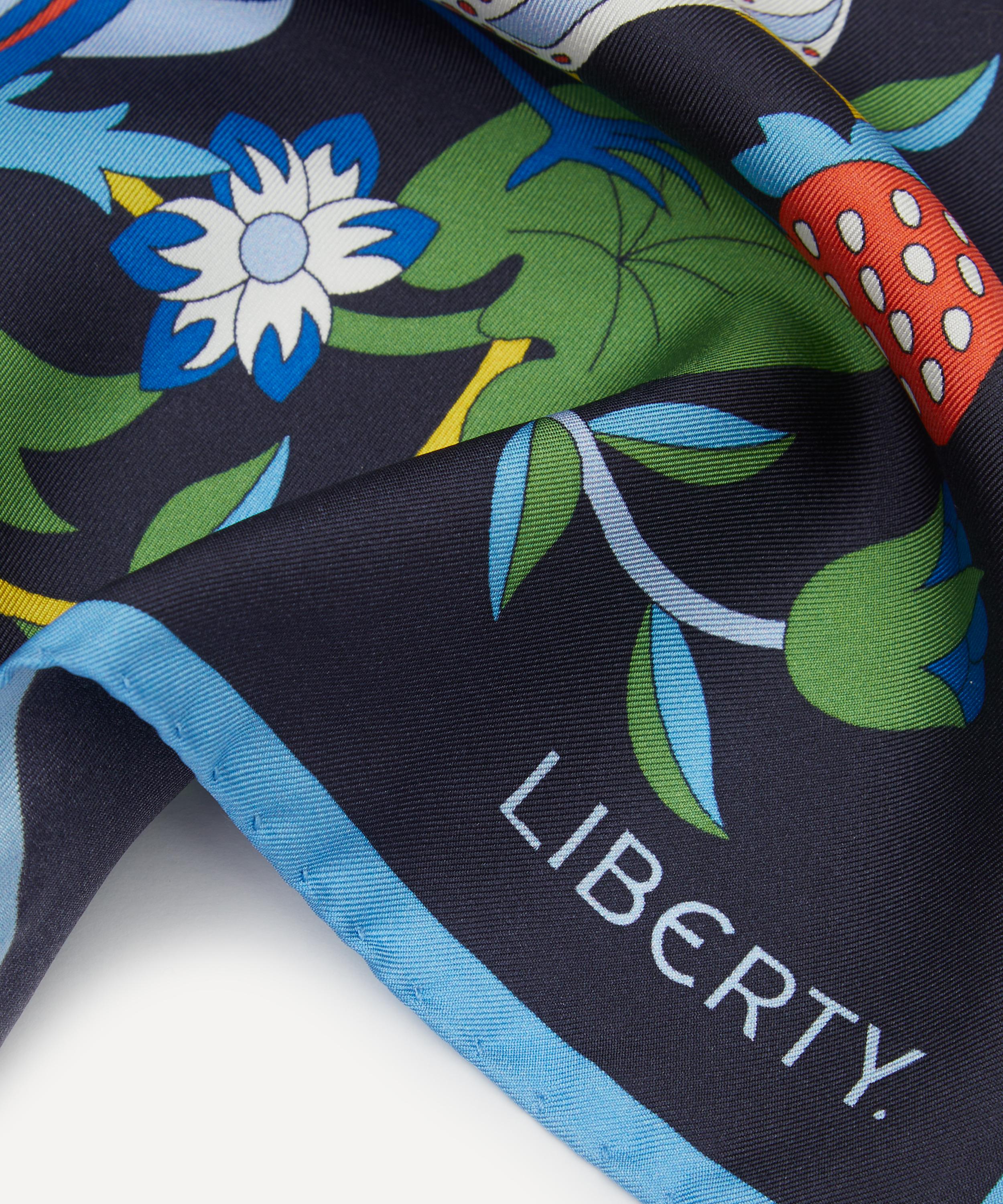 Liberty - Strawberry Thief Garden Silk Scarf 45 image number 3