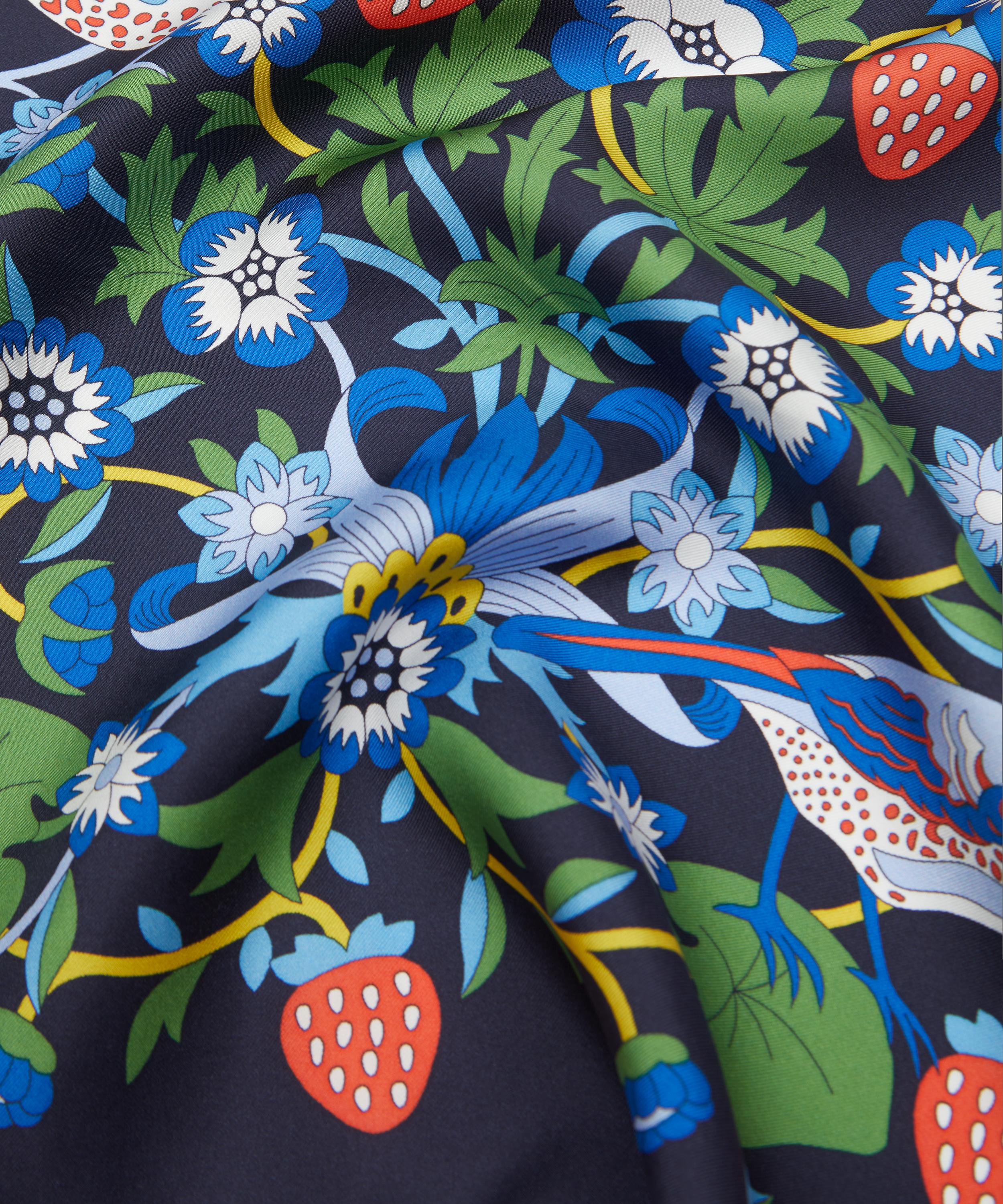 Liberty - Strawberry Thief Garden Silk Scarf 45 image number 4