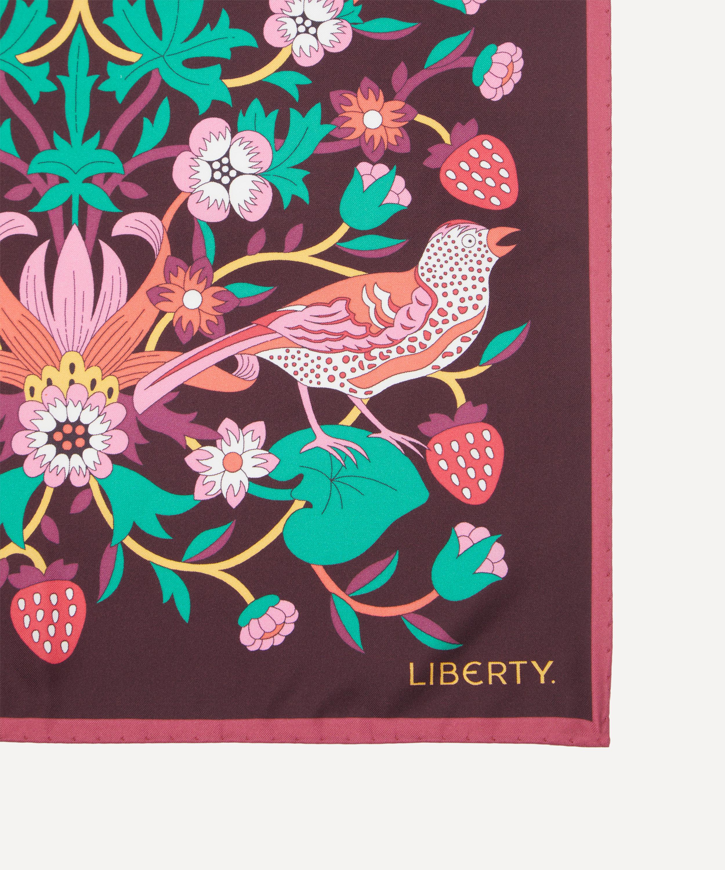 Liberty - Strawberry Thief Garden Silk Scarf 45 image number 2