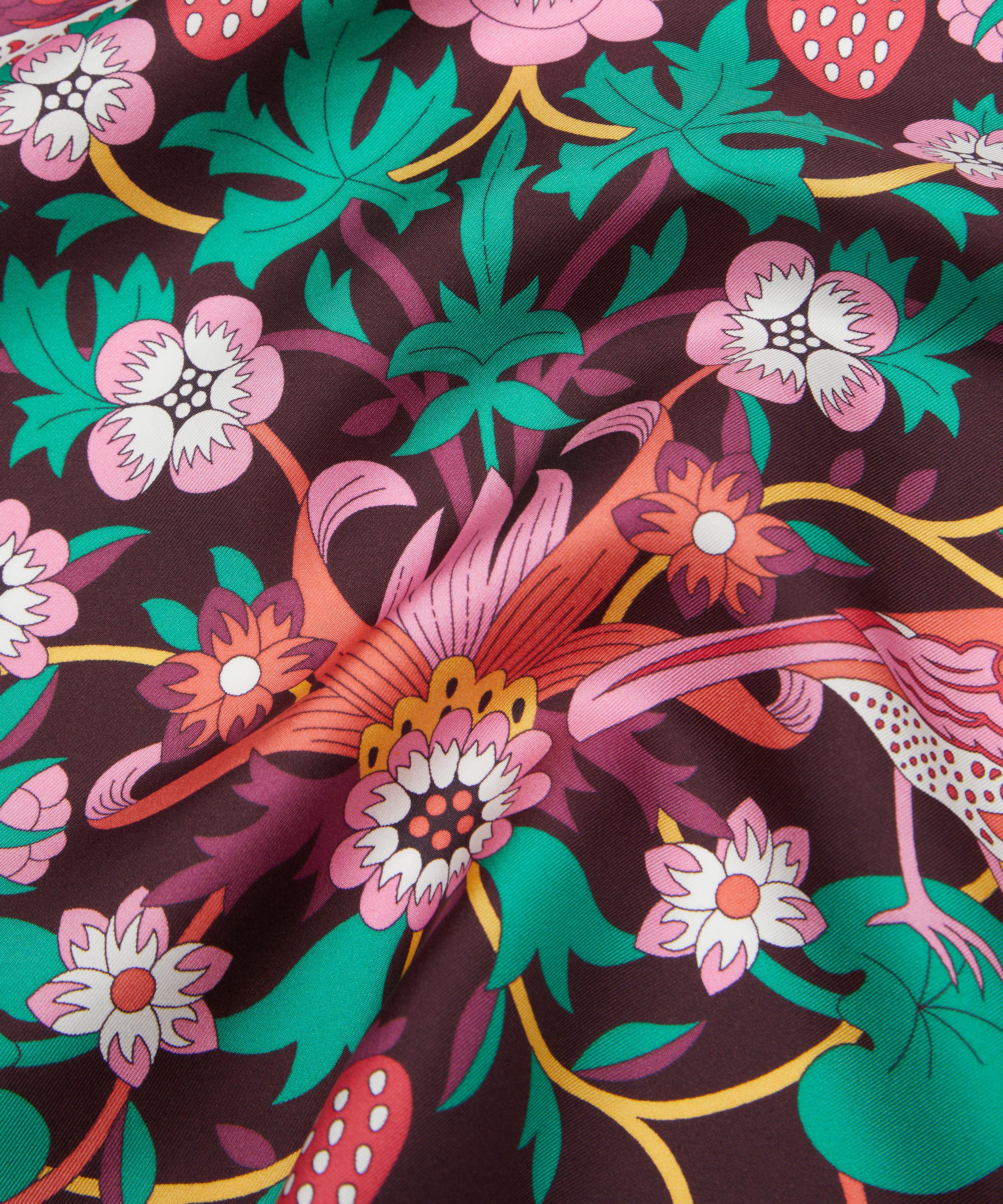 Liberty - Strawberry Thief Garden Silk Scarf 45 image number 3