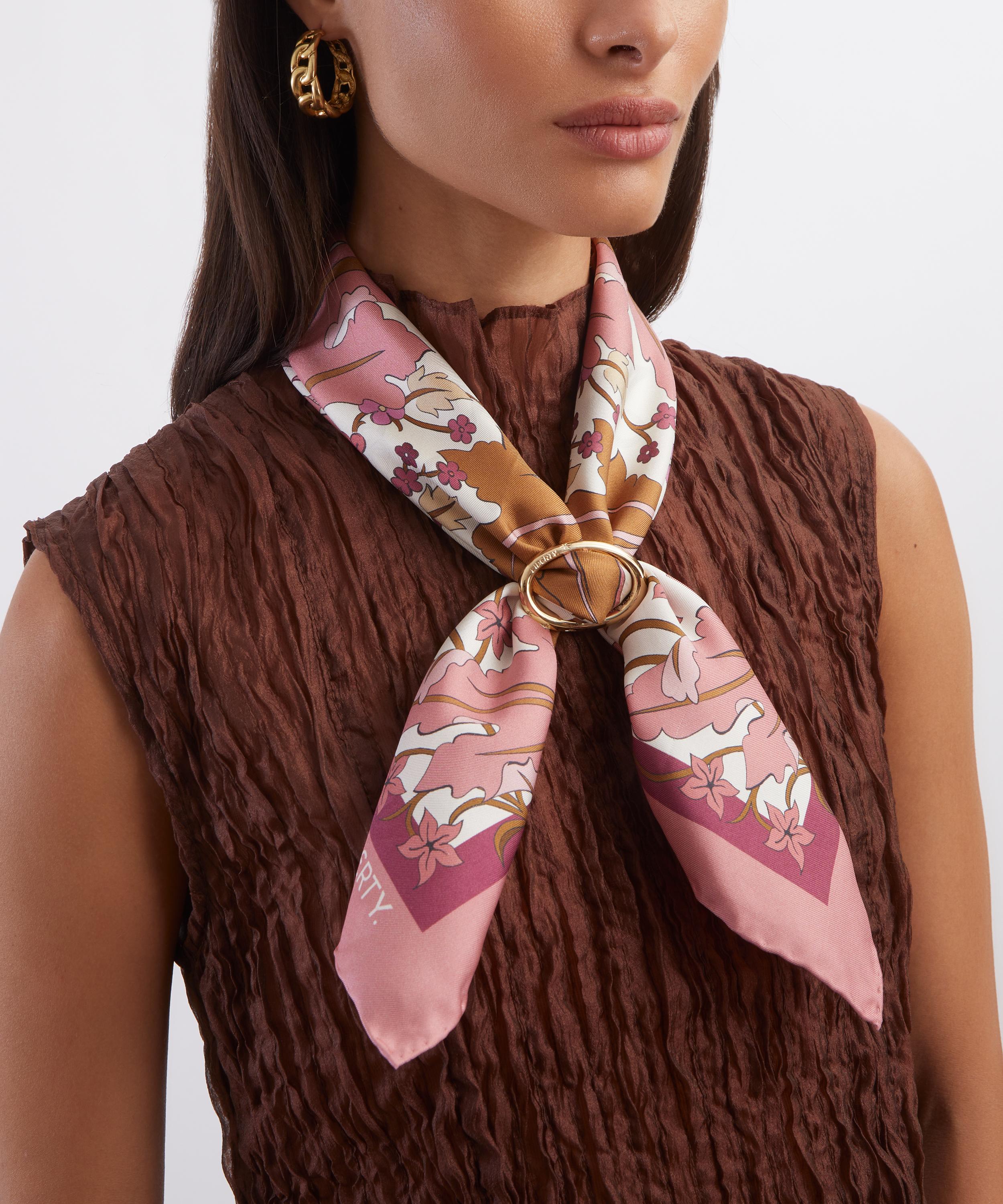 Liberty - May&rsquo;s Garden Silk Scarf 70 image number 1