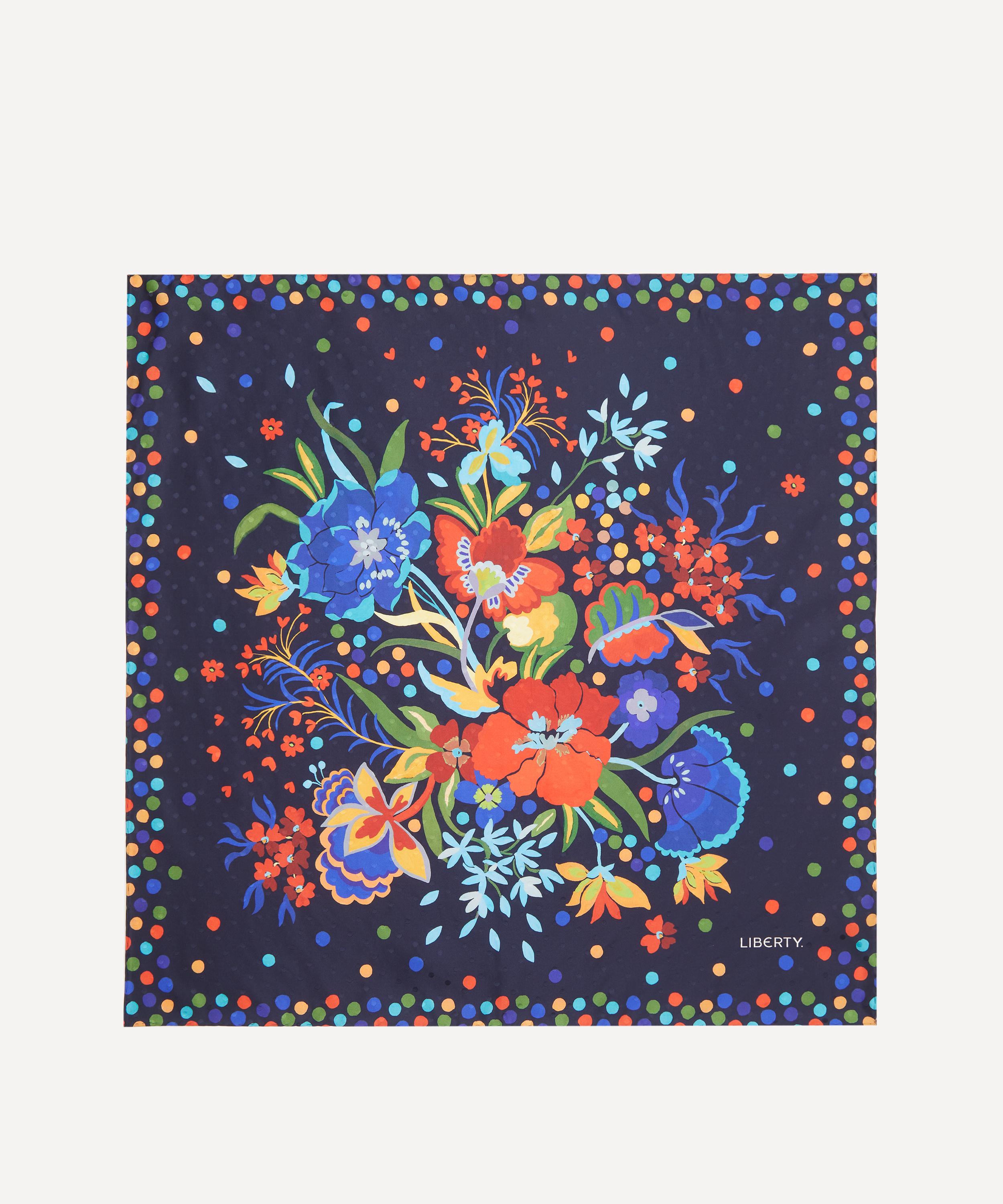 Liberty - Kanazawa Flowers Silk Scarf 70 image number 0
