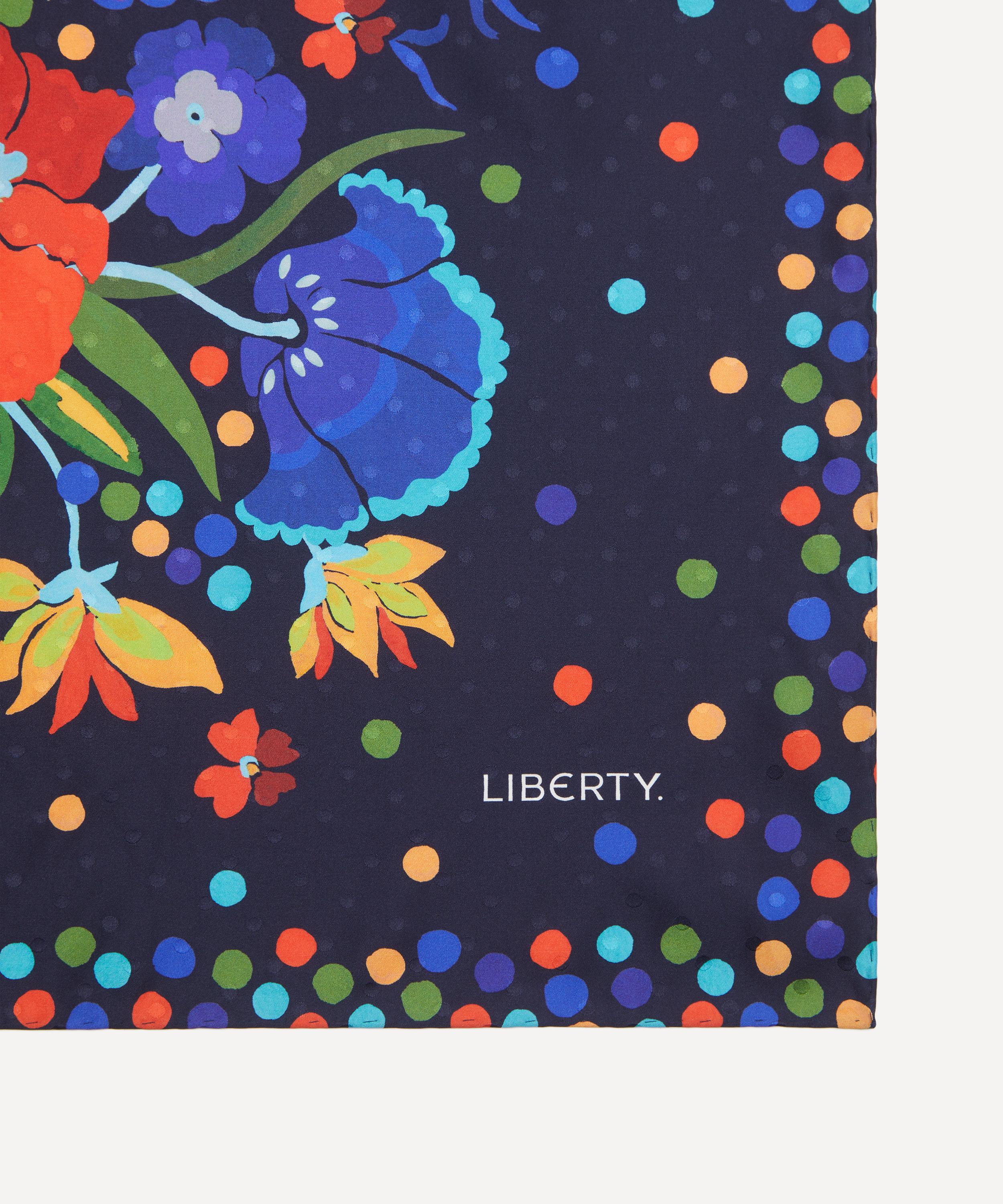 Liberty - Kanazawa Flowers Silk Scarf 70 image number 3