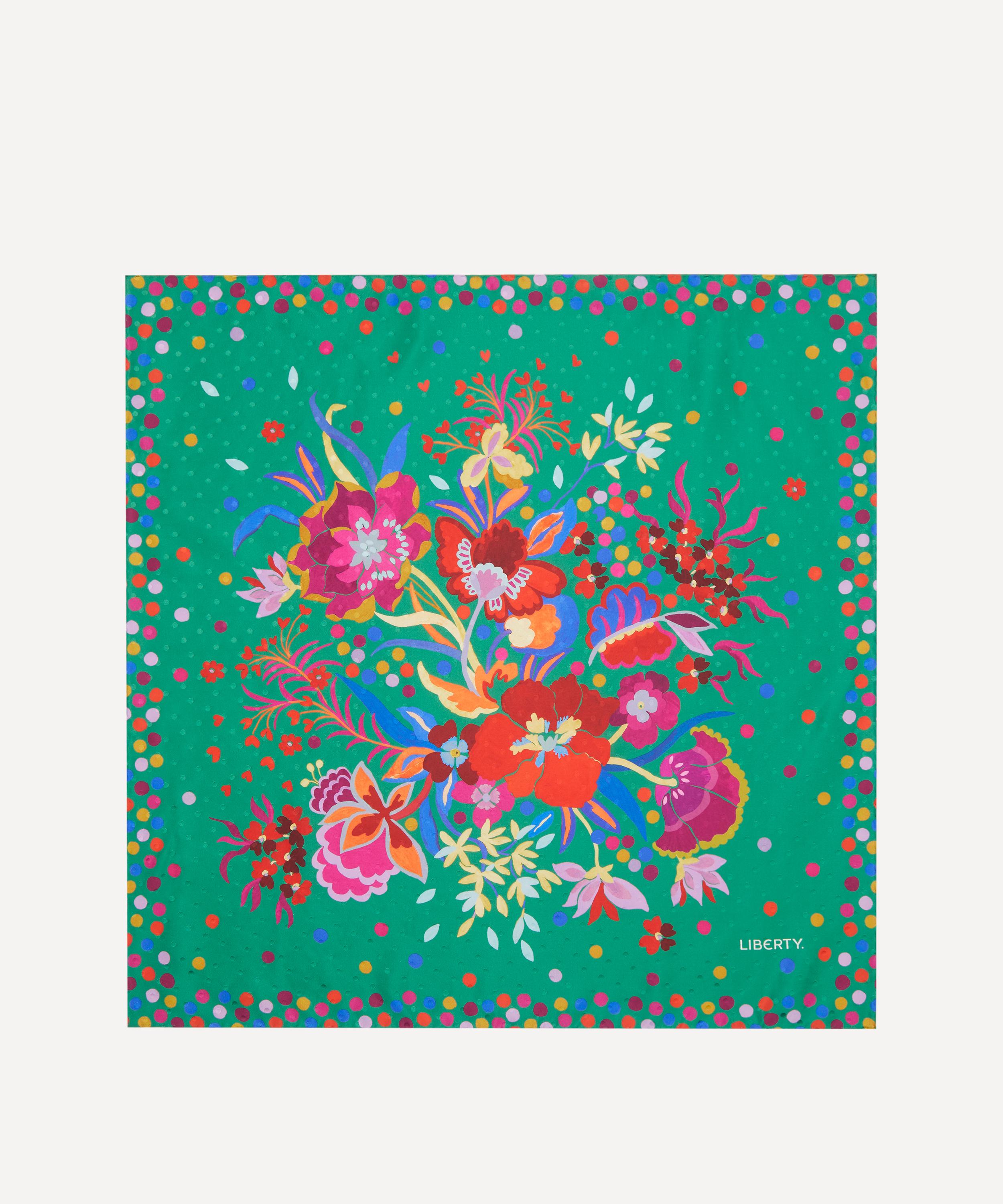 Liberty - Kanazawa Flowers Silk Scarf 70 image number 0