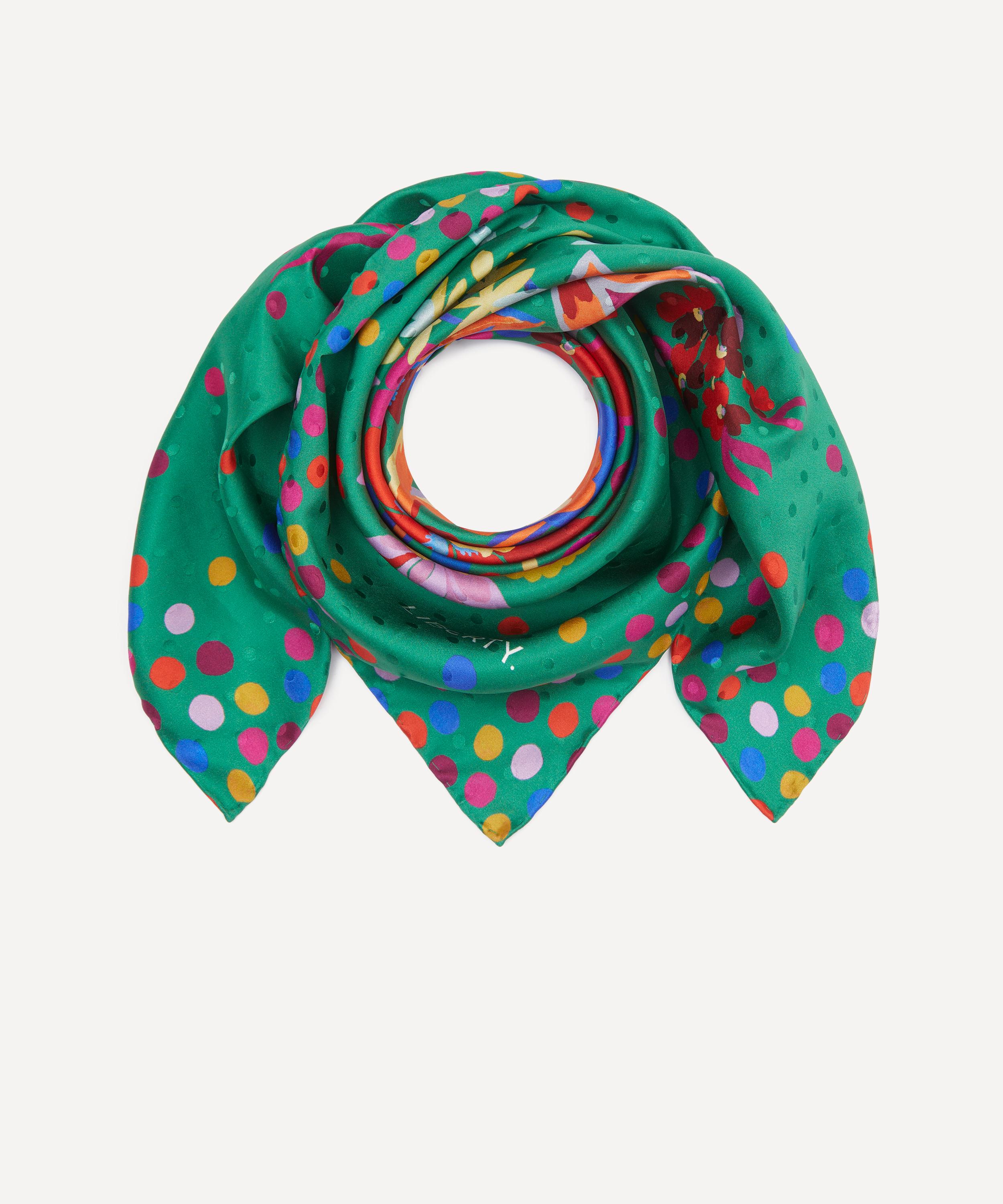 Liberty - Kanazawa Flowers Silk Scarf 70 image number 2