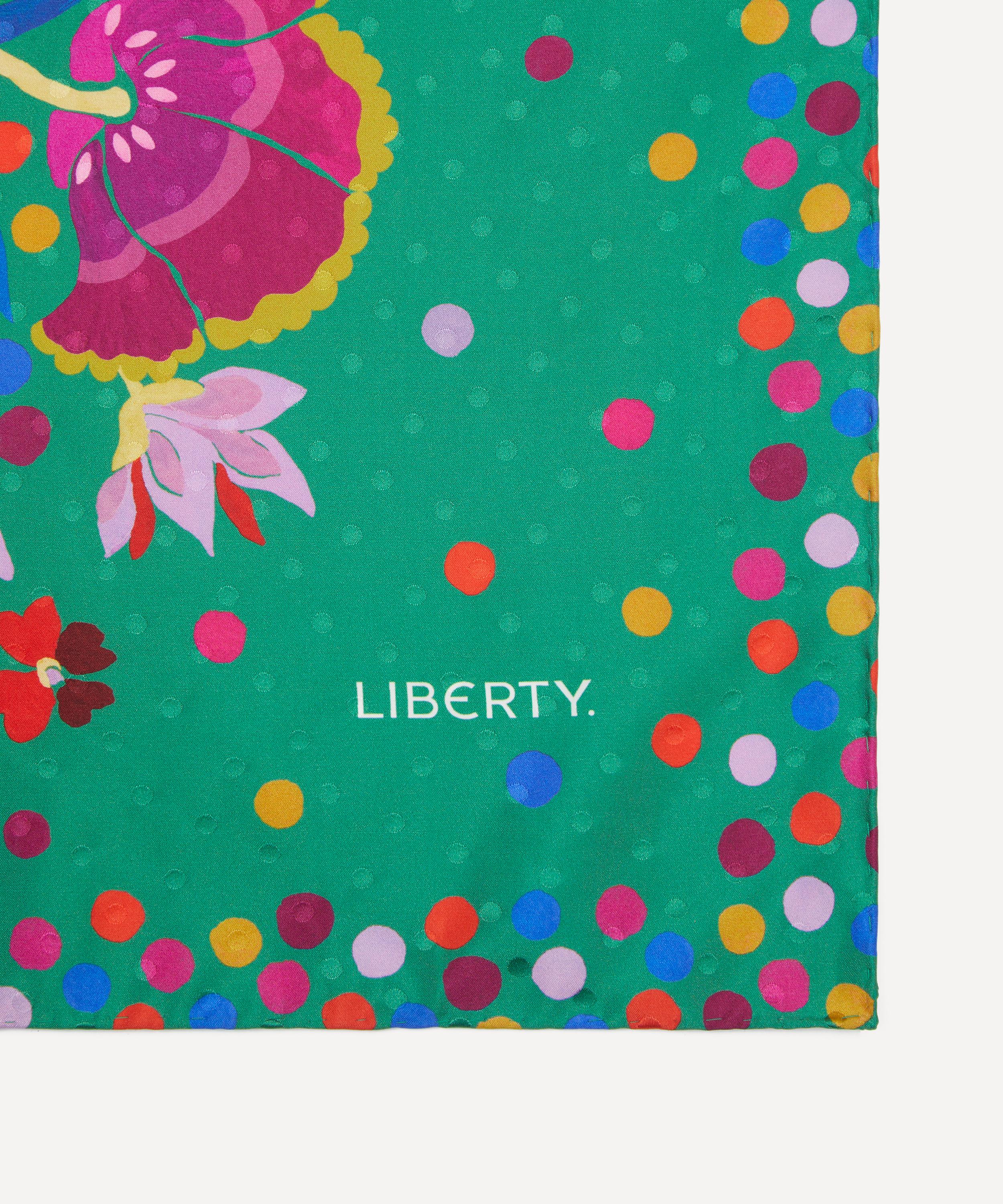 Liberty - Kanazawa Flowers Silk Scarf 70 image number 3