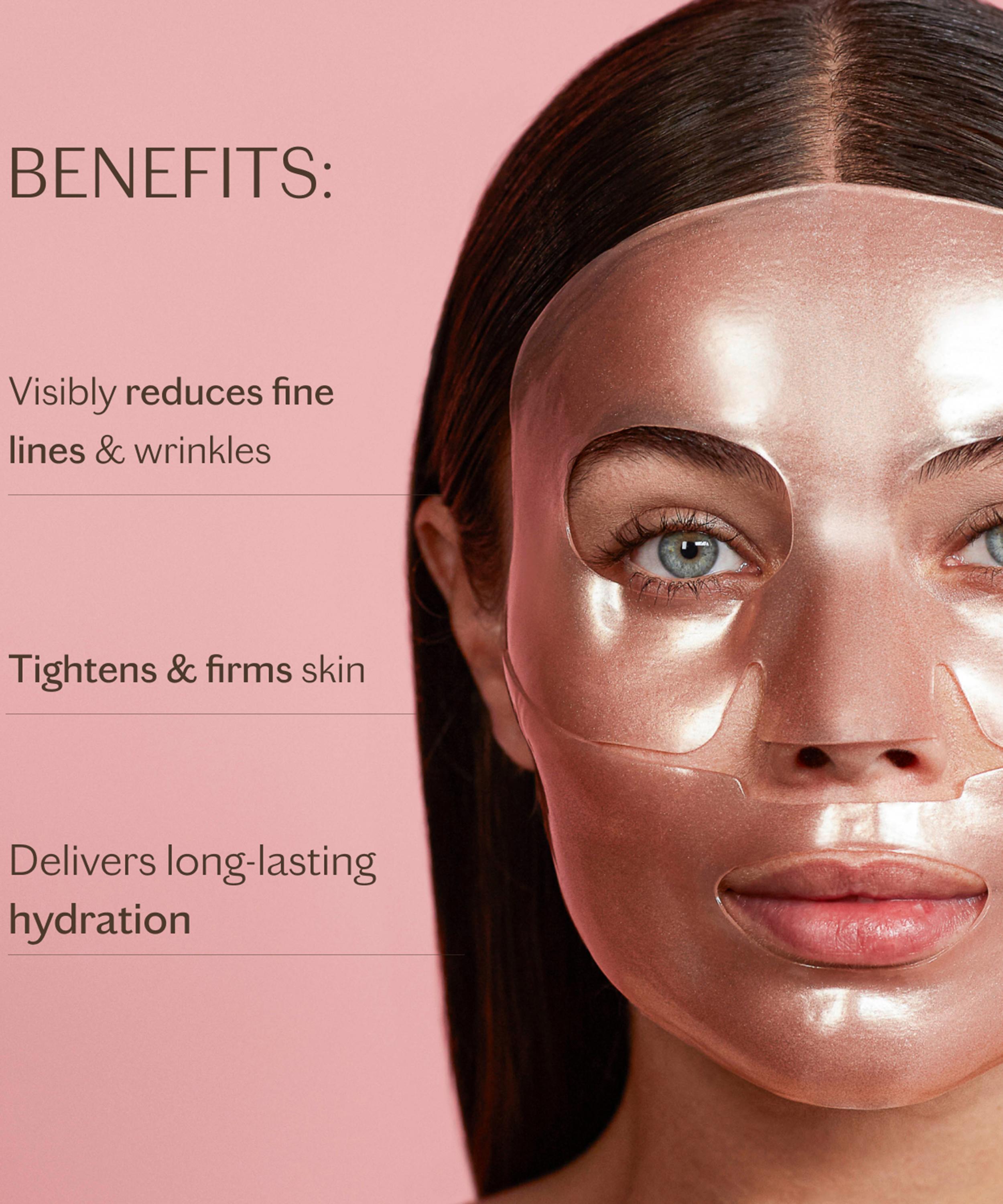 MZ Skin - Bio-Placenta Peptide Reviving Hydrogel Face Mask Pack of 5 image number 3