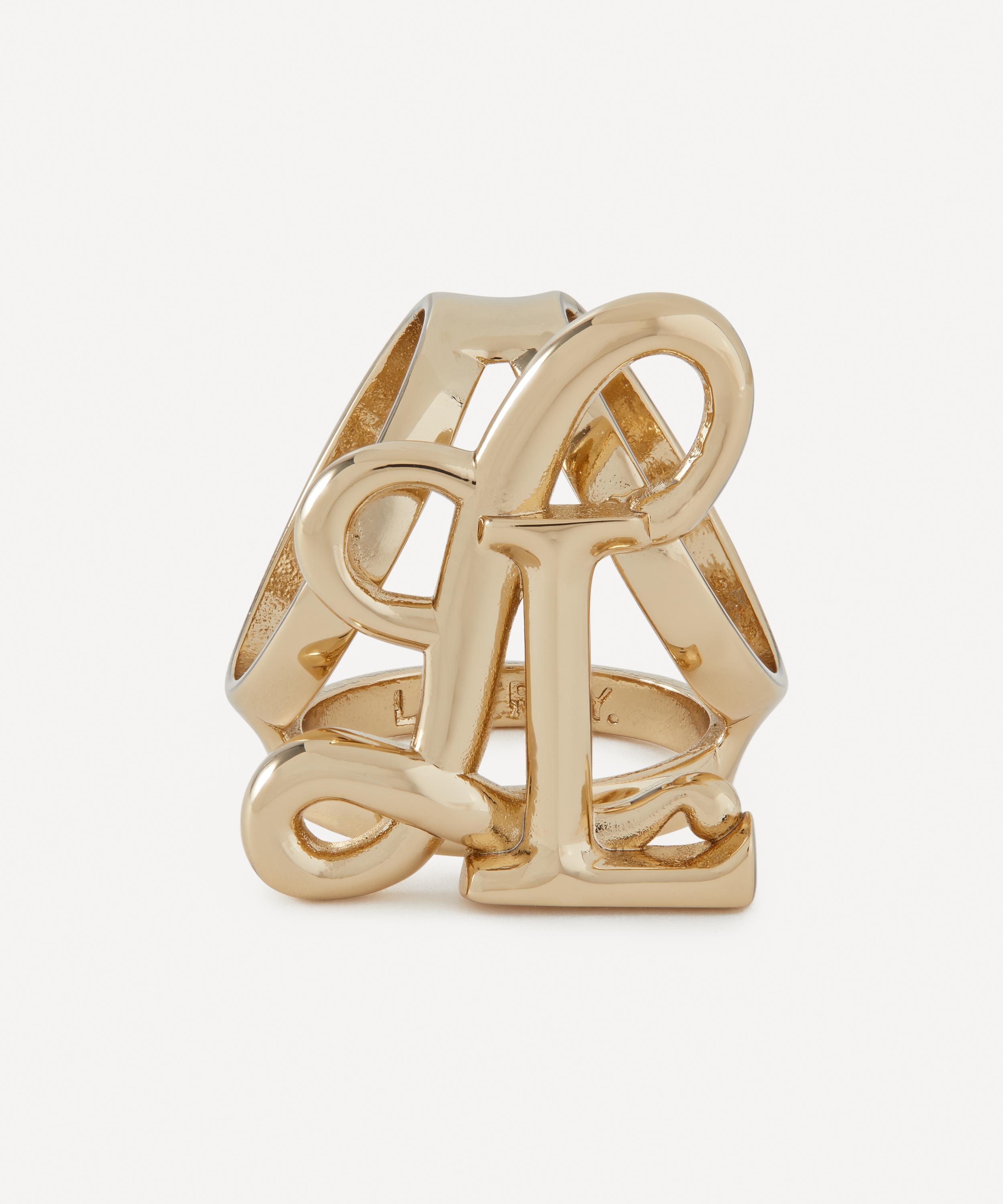 Liberty - Double L Scarf Ring image number 0