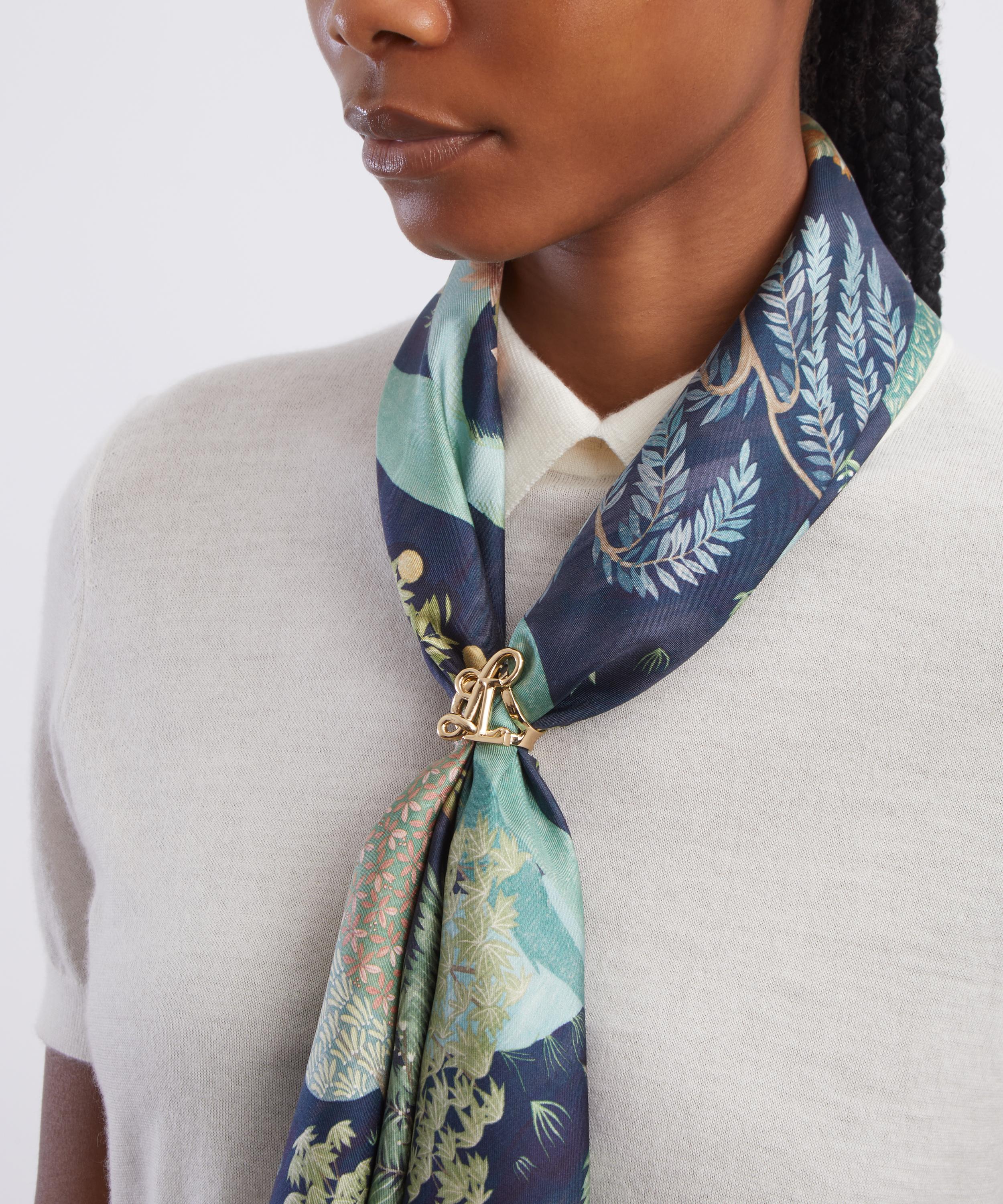 Liberty - Double L Scarf Ring image number 1