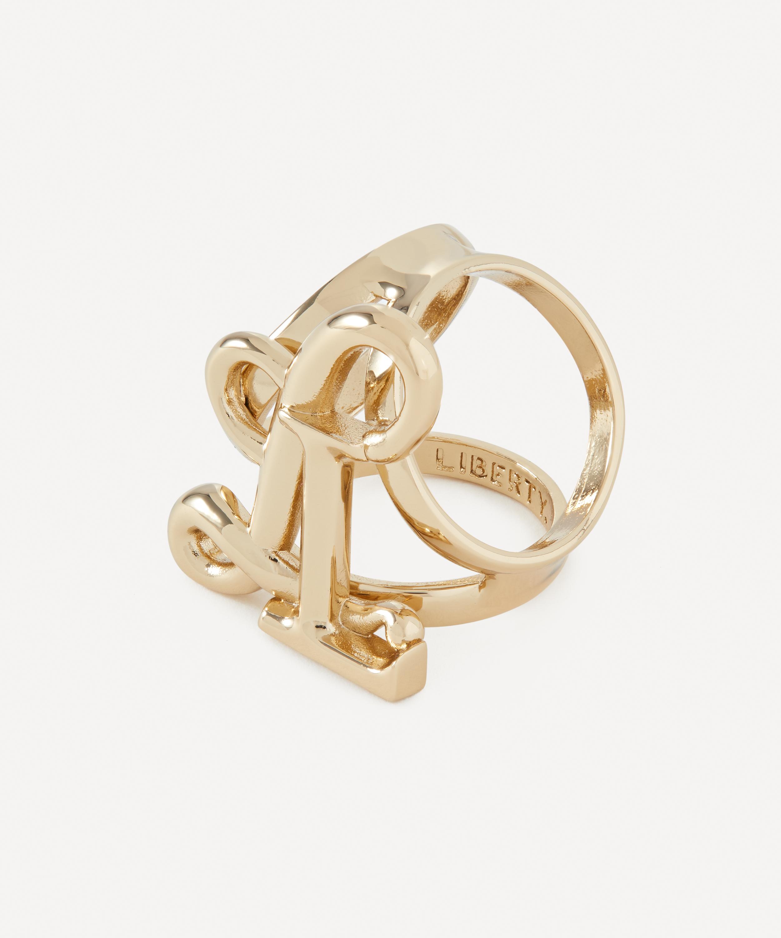 Liberty - Double L Scarf Ring image number 2