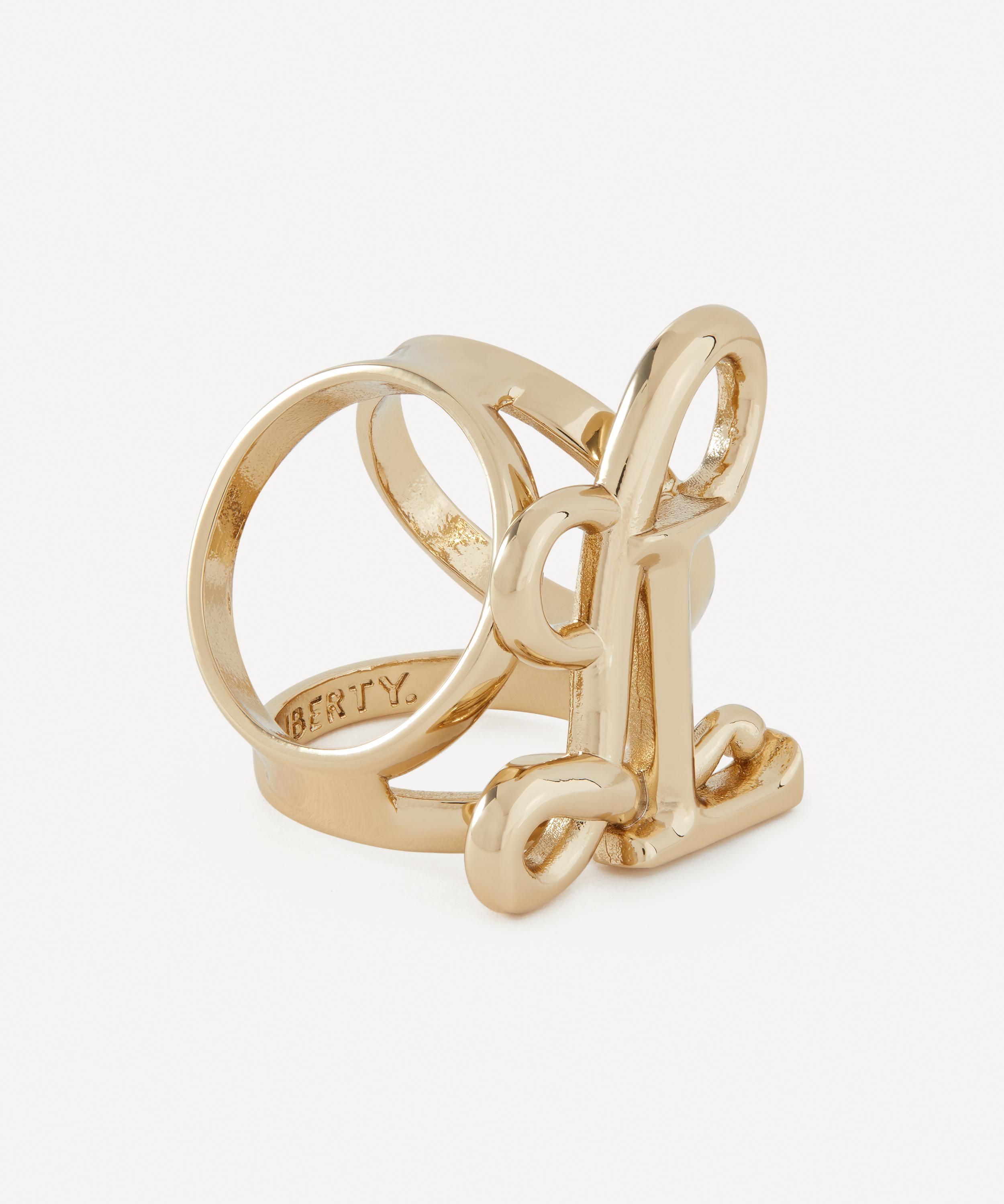 Liberty - Double L Scarf Ring image number 3