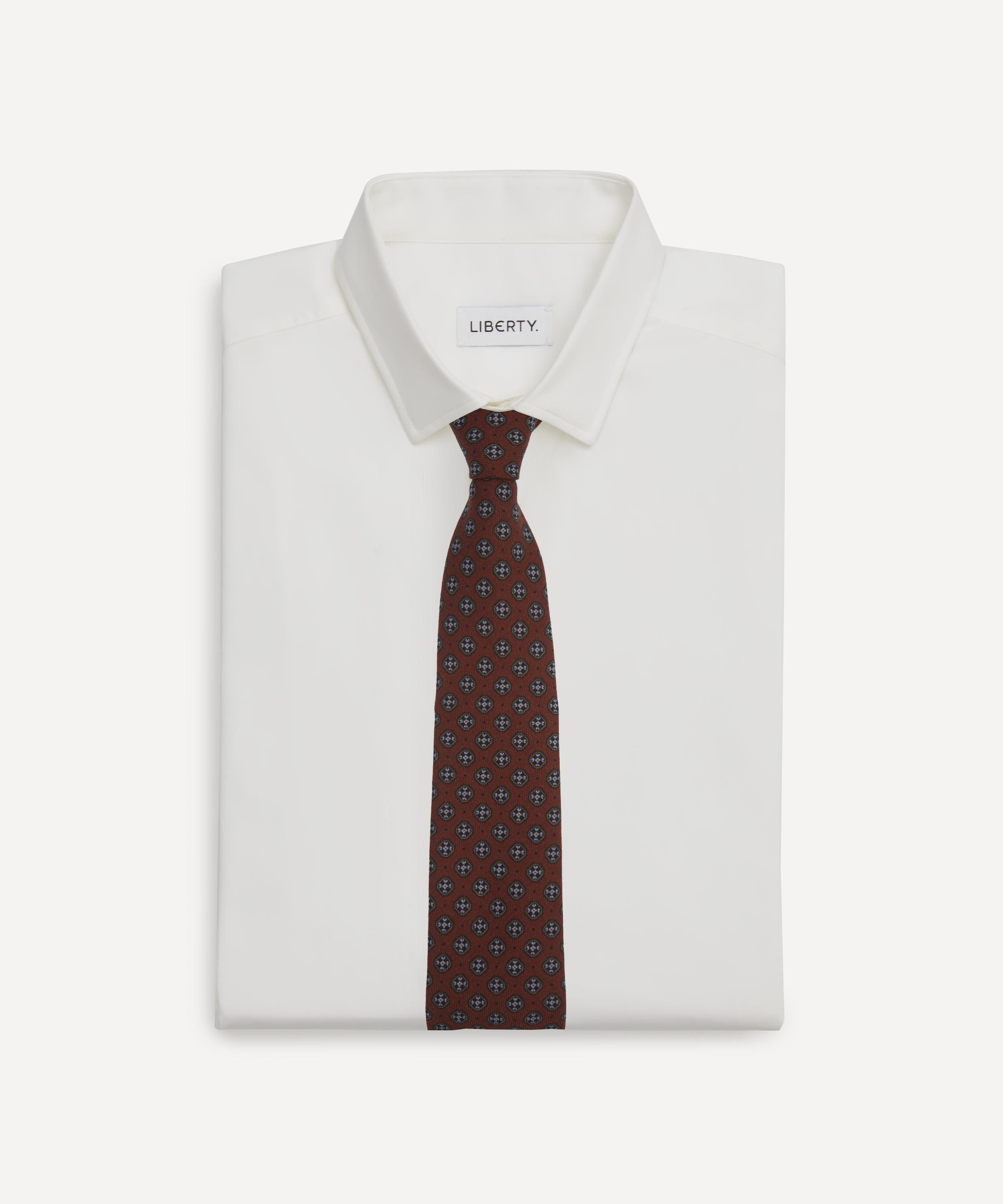 Liberty - Arthur's Geometric Wool Tie image number 2