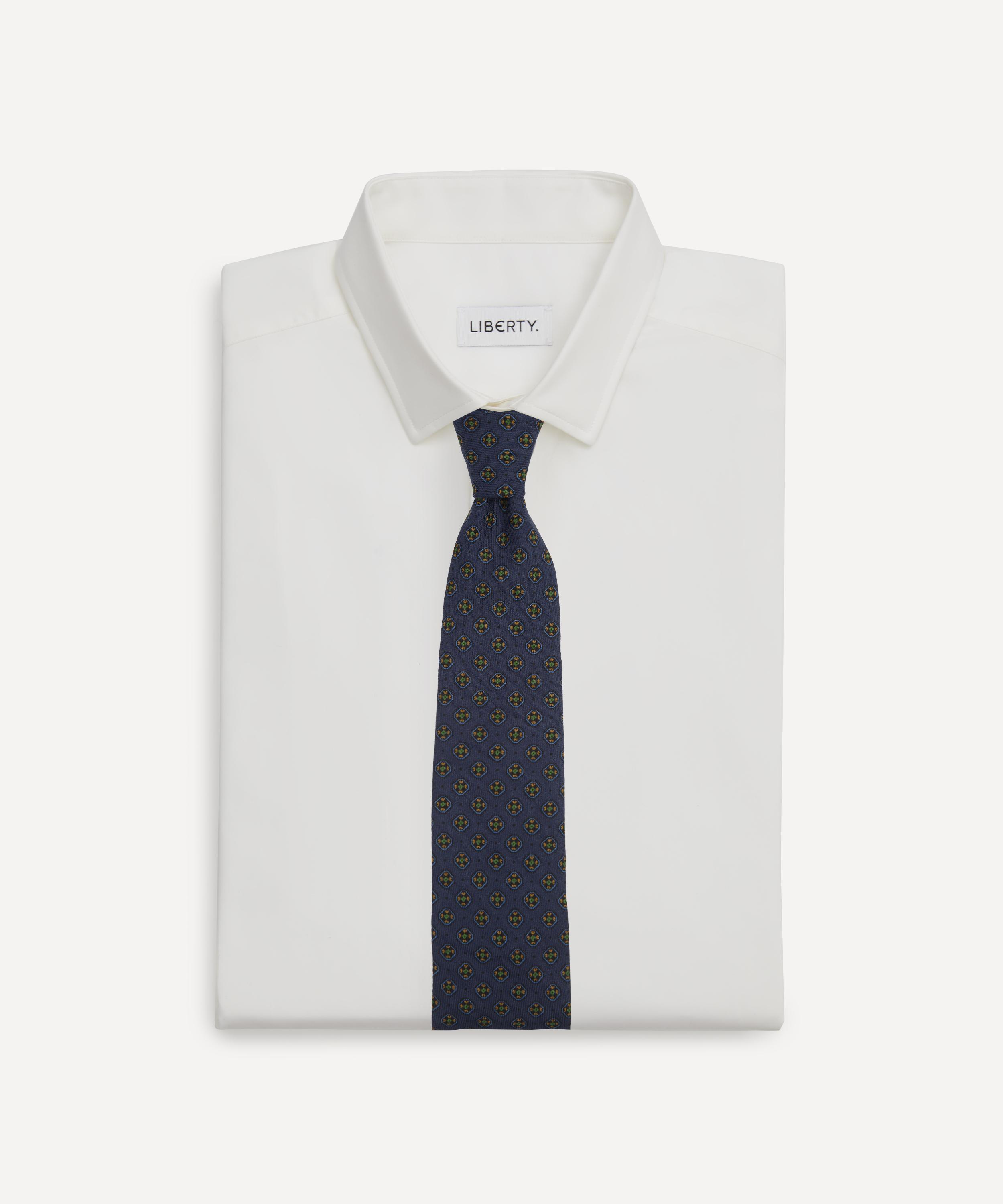 Liberty - Arthur's Geometric Wool Tie image number 2