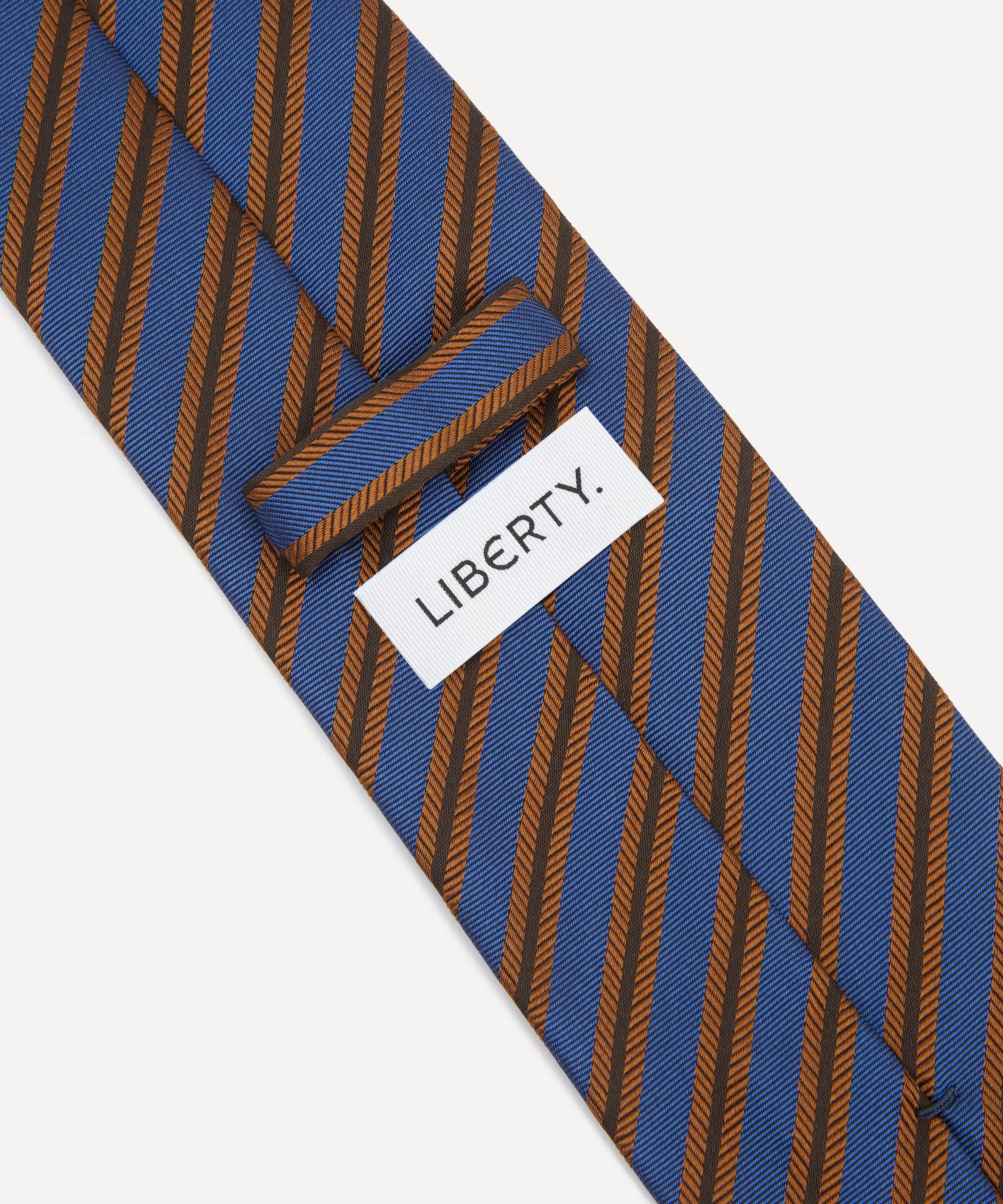 Liberty - Twill Stripe Jacquard Silk Tie image number 1