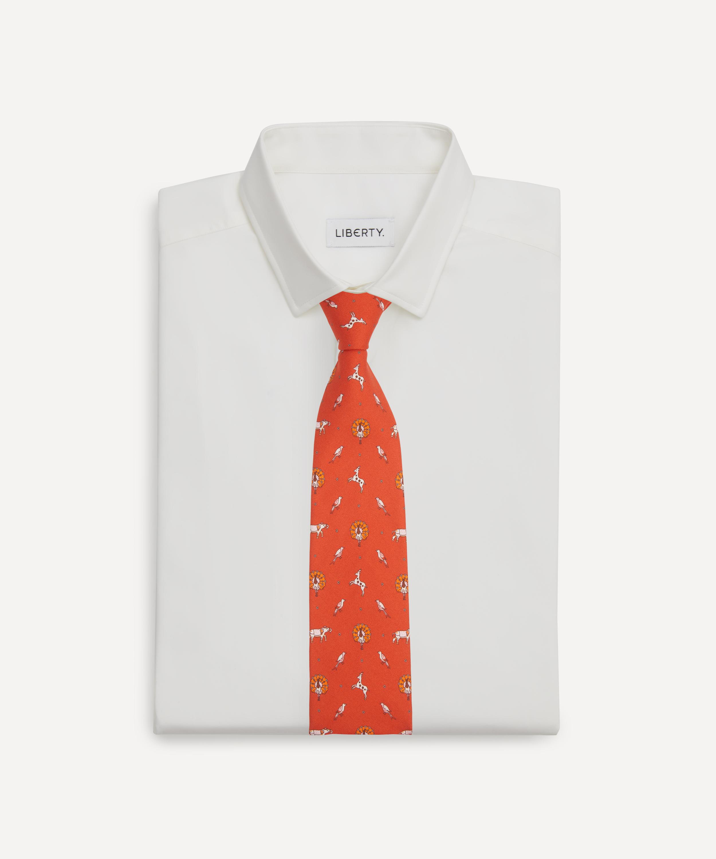 Liberty - Imran's Animals Silk Tie image number 2