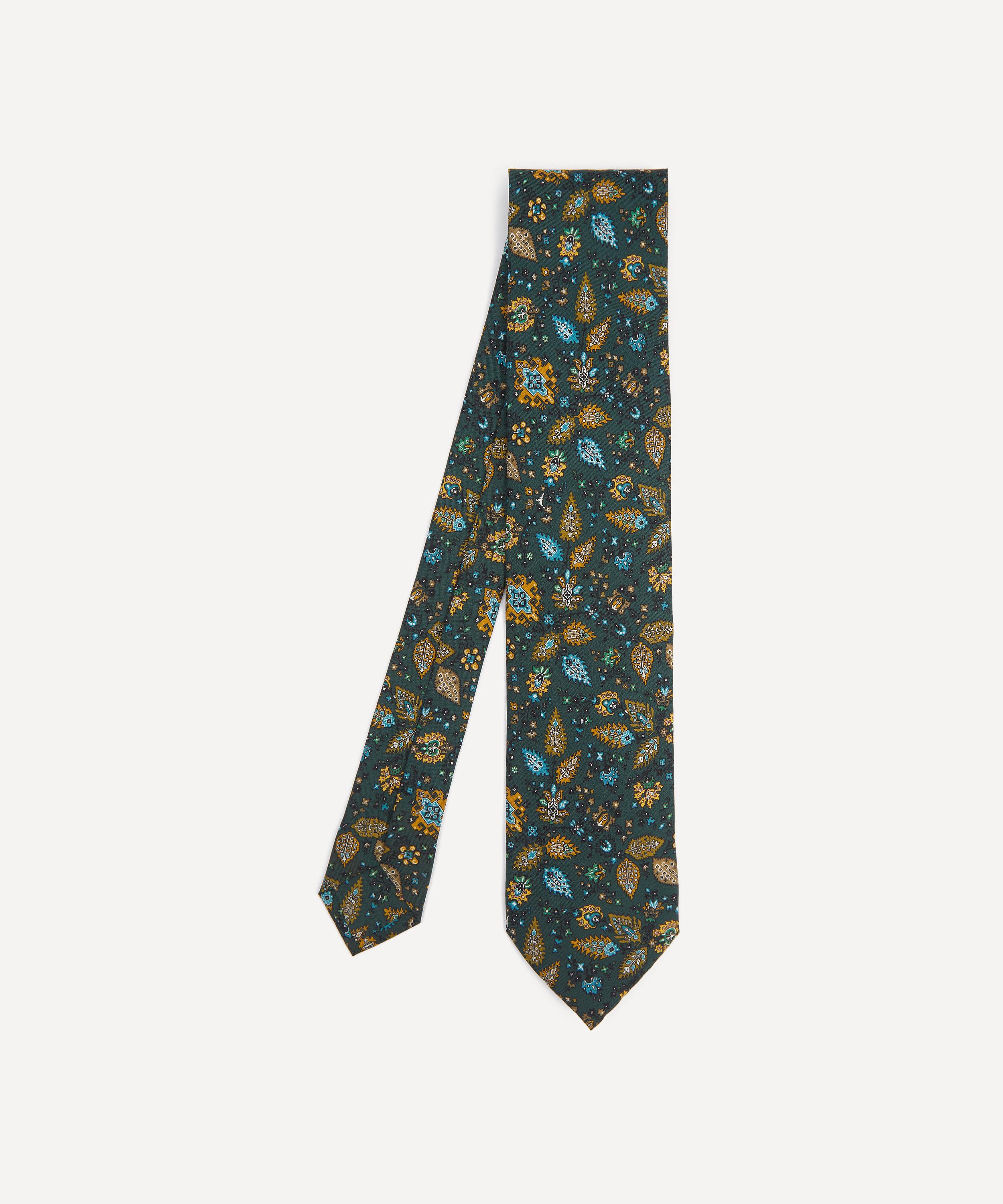 Liberty - Tapestry Leaves Silk Tie image number 0