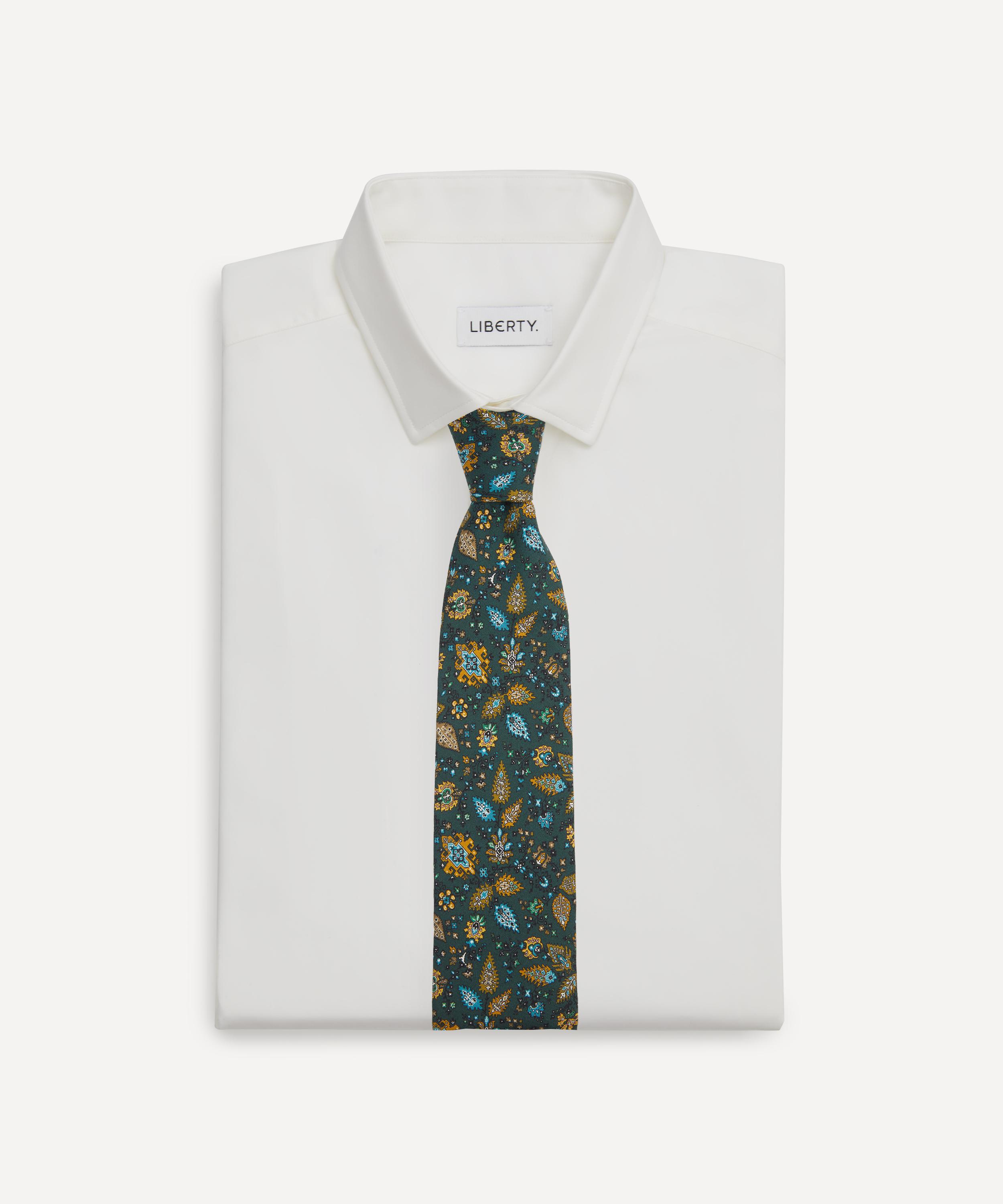 Liberty - Tapestry Leaves Silk Tie image number 2