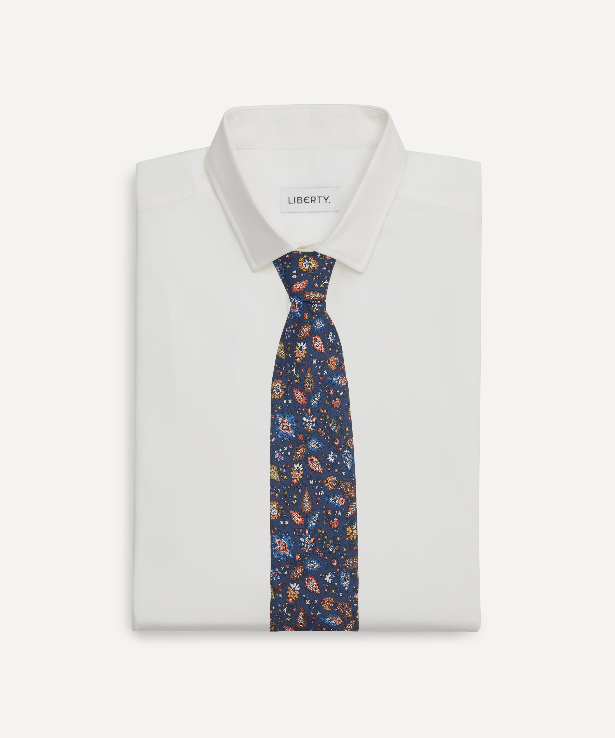 Liberty - Tapestry Leaves Silk Tie image number 2