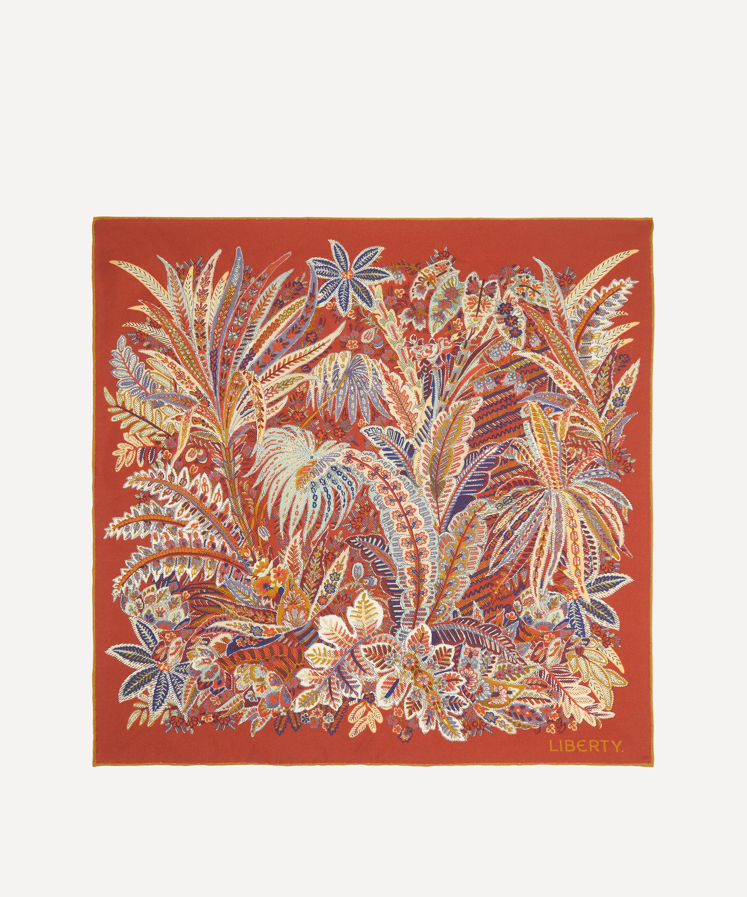 Liberty - Persian Verdure Silk Pocket Square image number 0