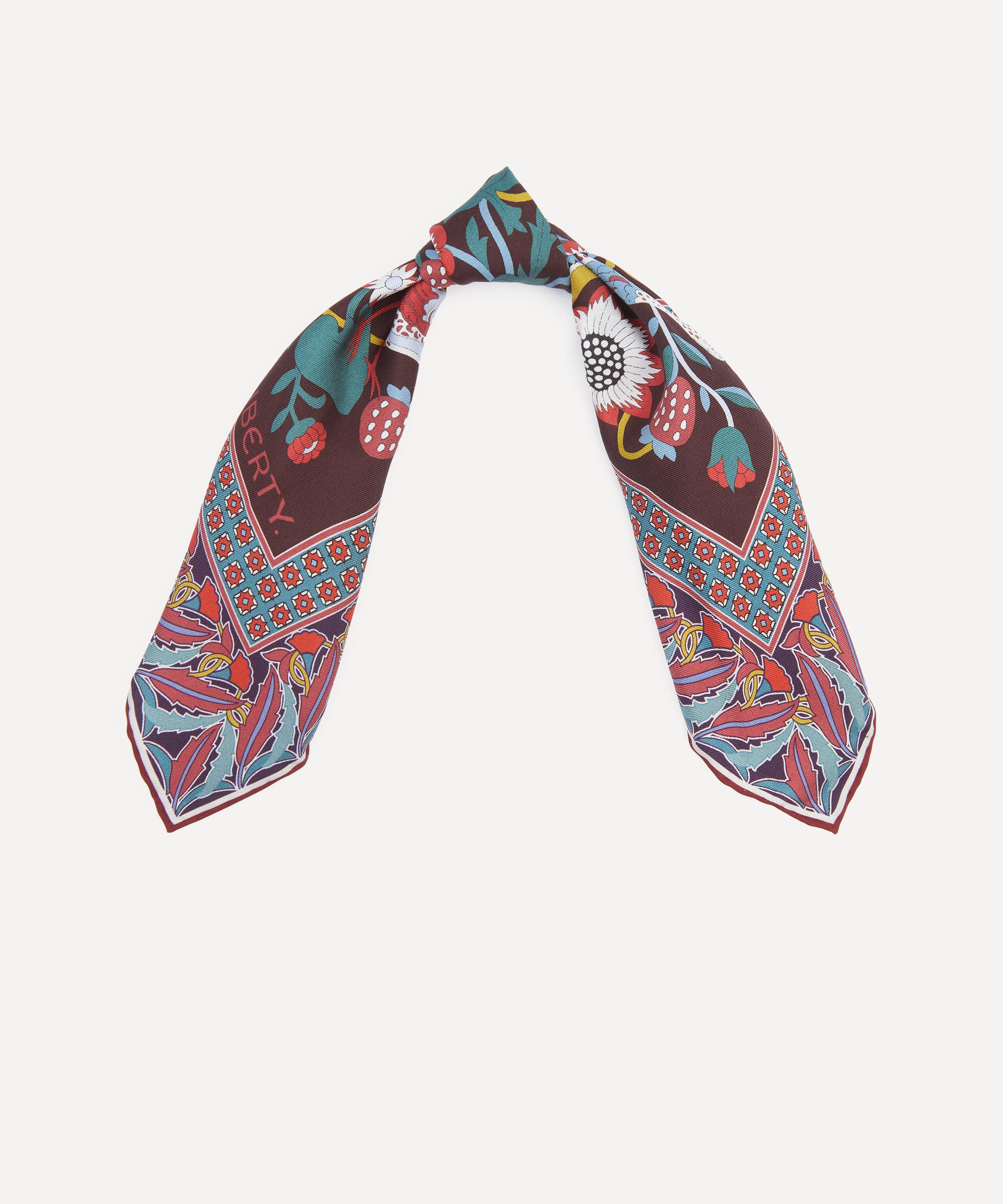 Liberty - Strawberry Thief Silk Pocket Square image number 1
