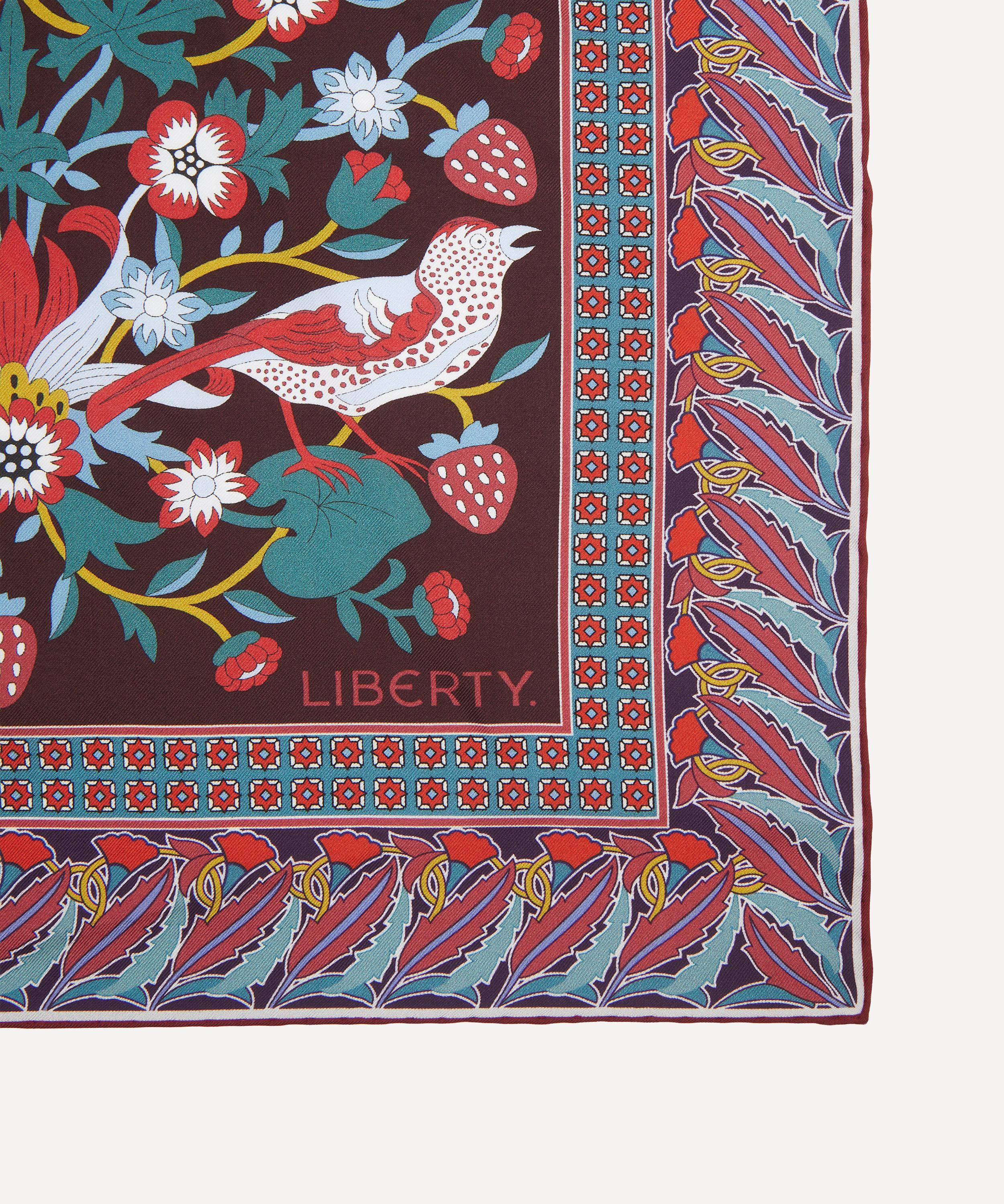Liberty - Strawberry Thief Silk Pocket Square image number 2