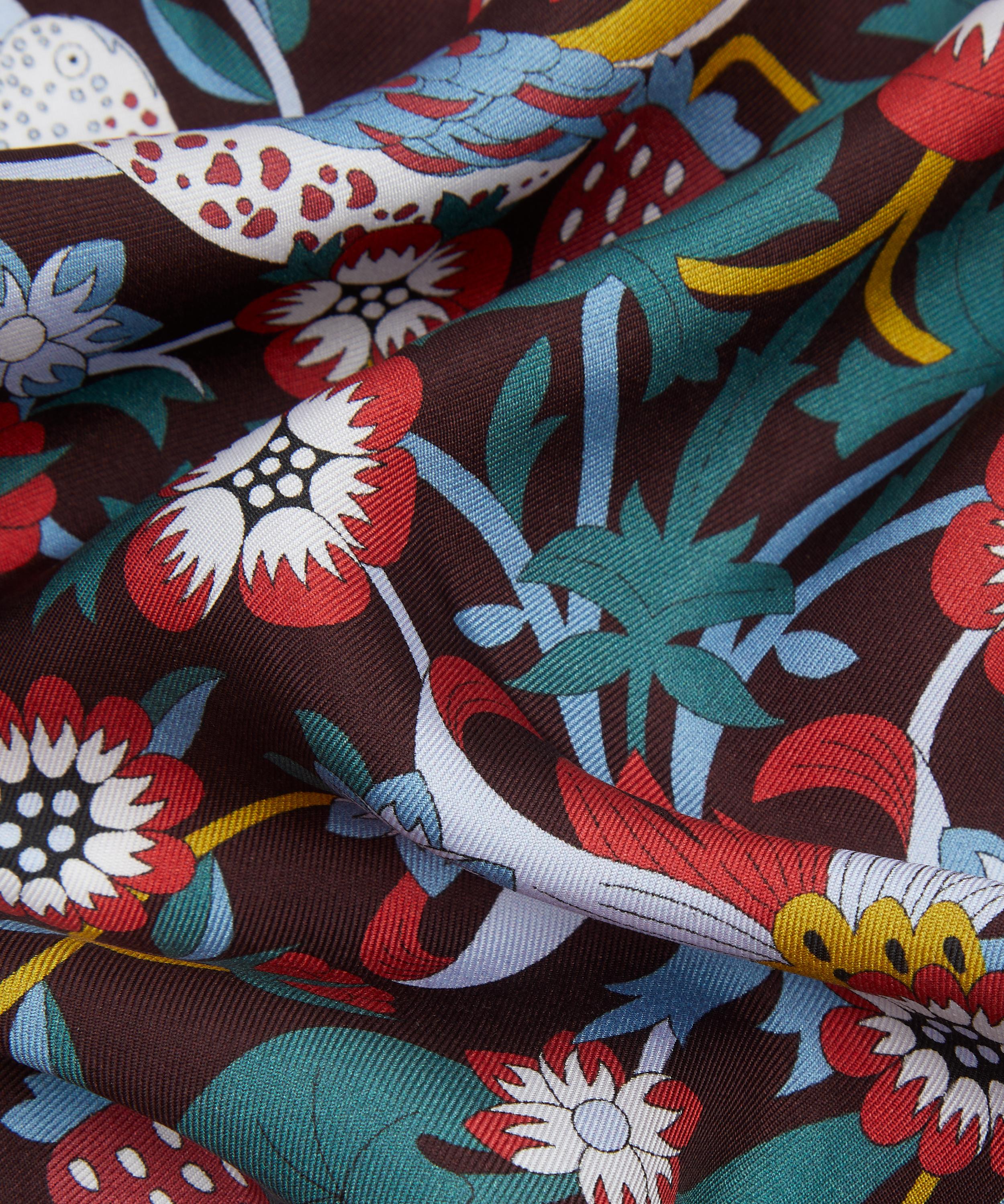 Liberty - Strawberry Thief Silk Pocket Square image number 3