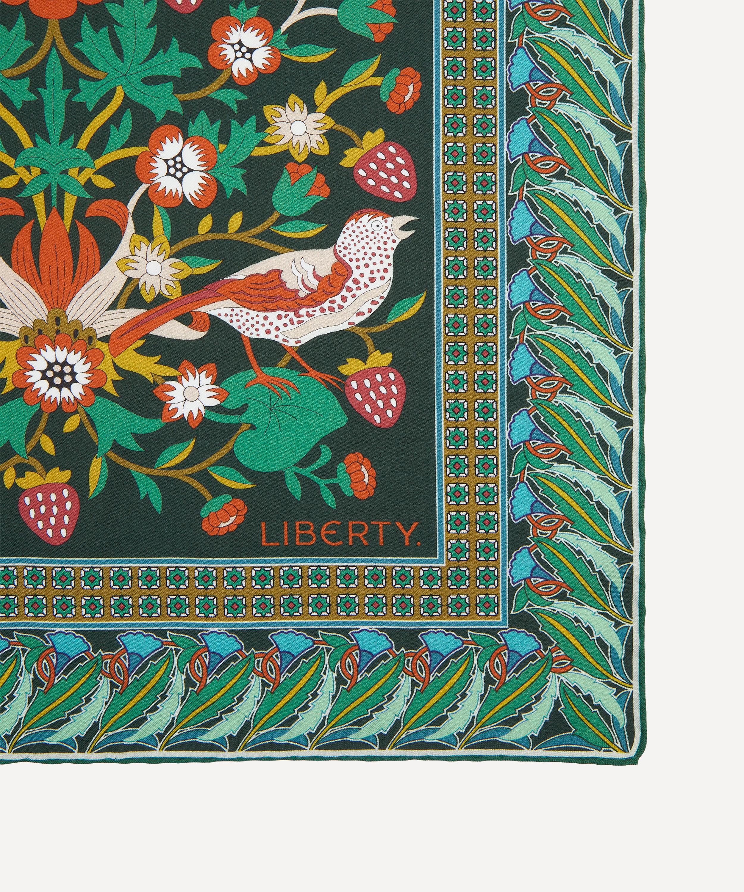 Liberty - Strawberry Thief Silk Pocket Square image number 2