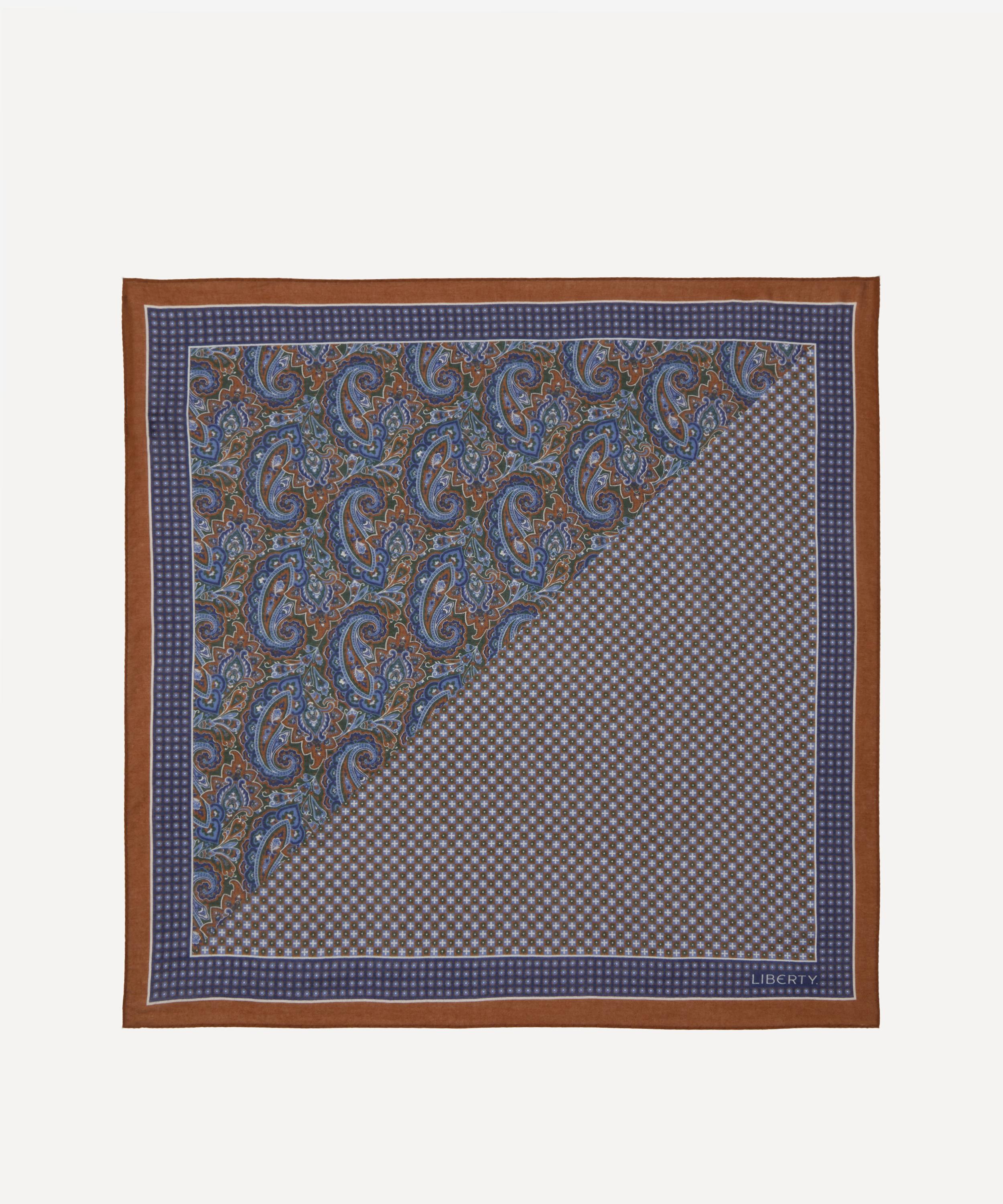 Liberty - Gabriel Paisley Modal Wool Scarf image number 0