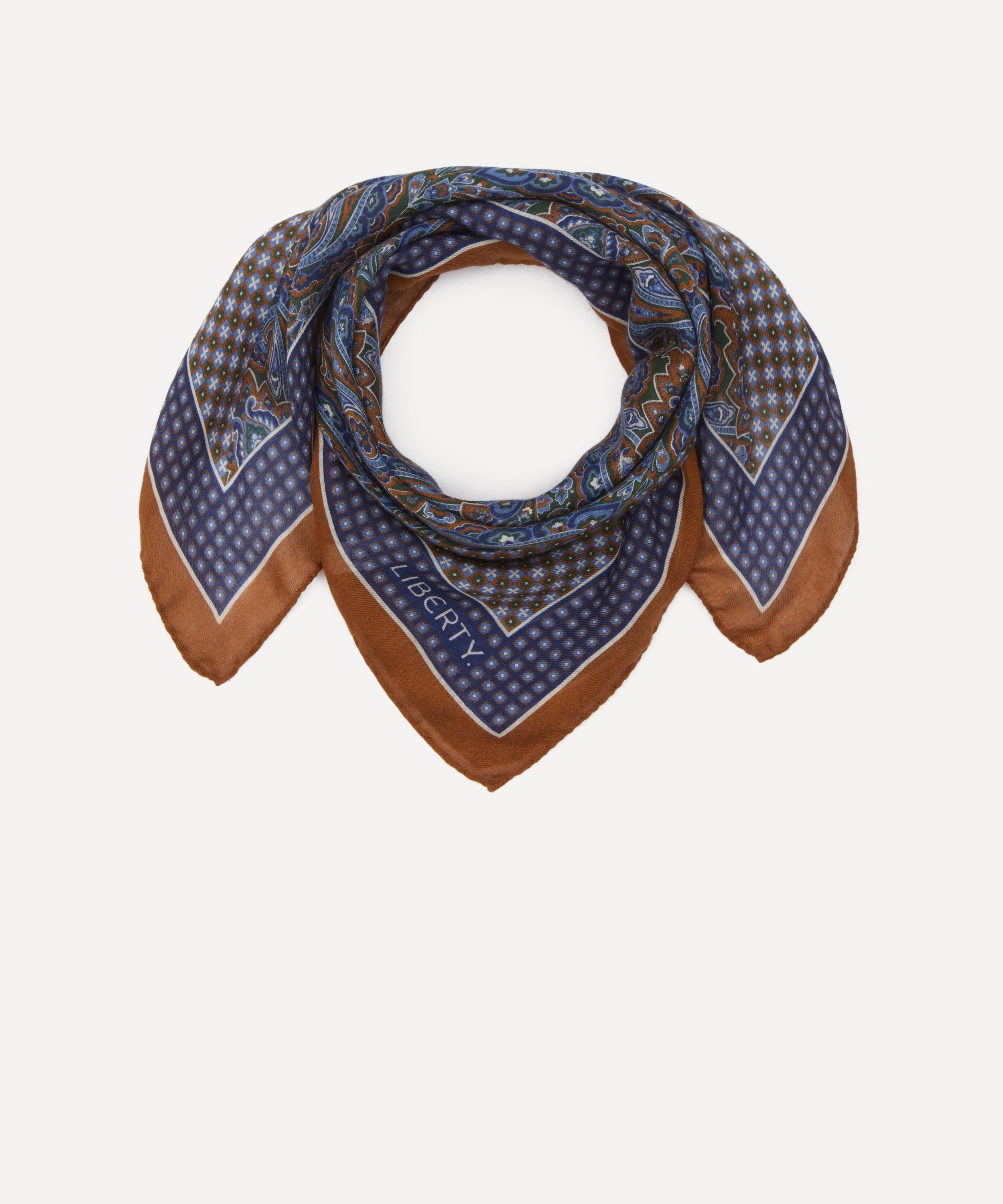 Liberty - Gabriel Paisley Modal Wool Scarf image number 2
