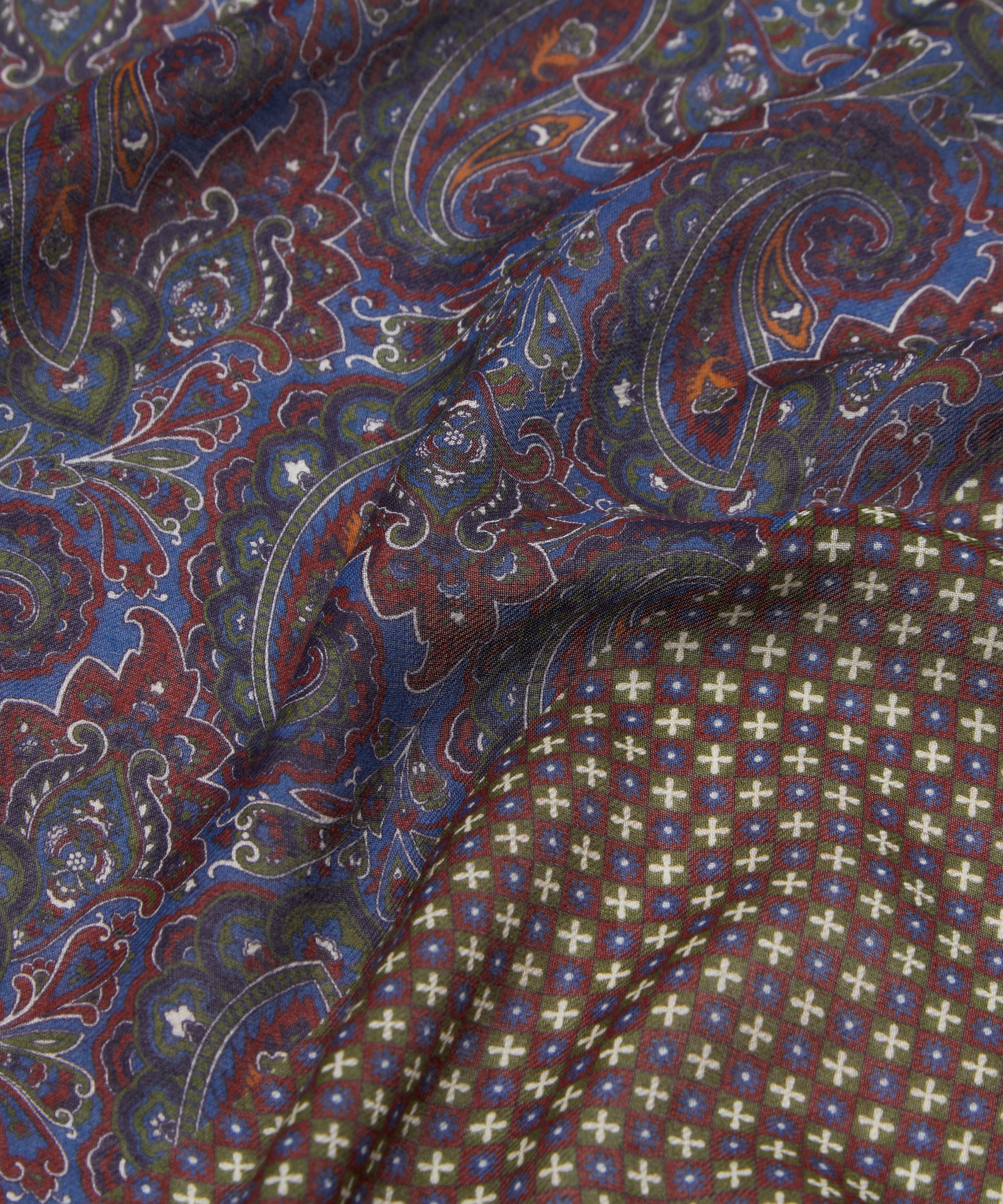 Liberty - Gabriel Paisley Modal Wool Scarf image number 3
