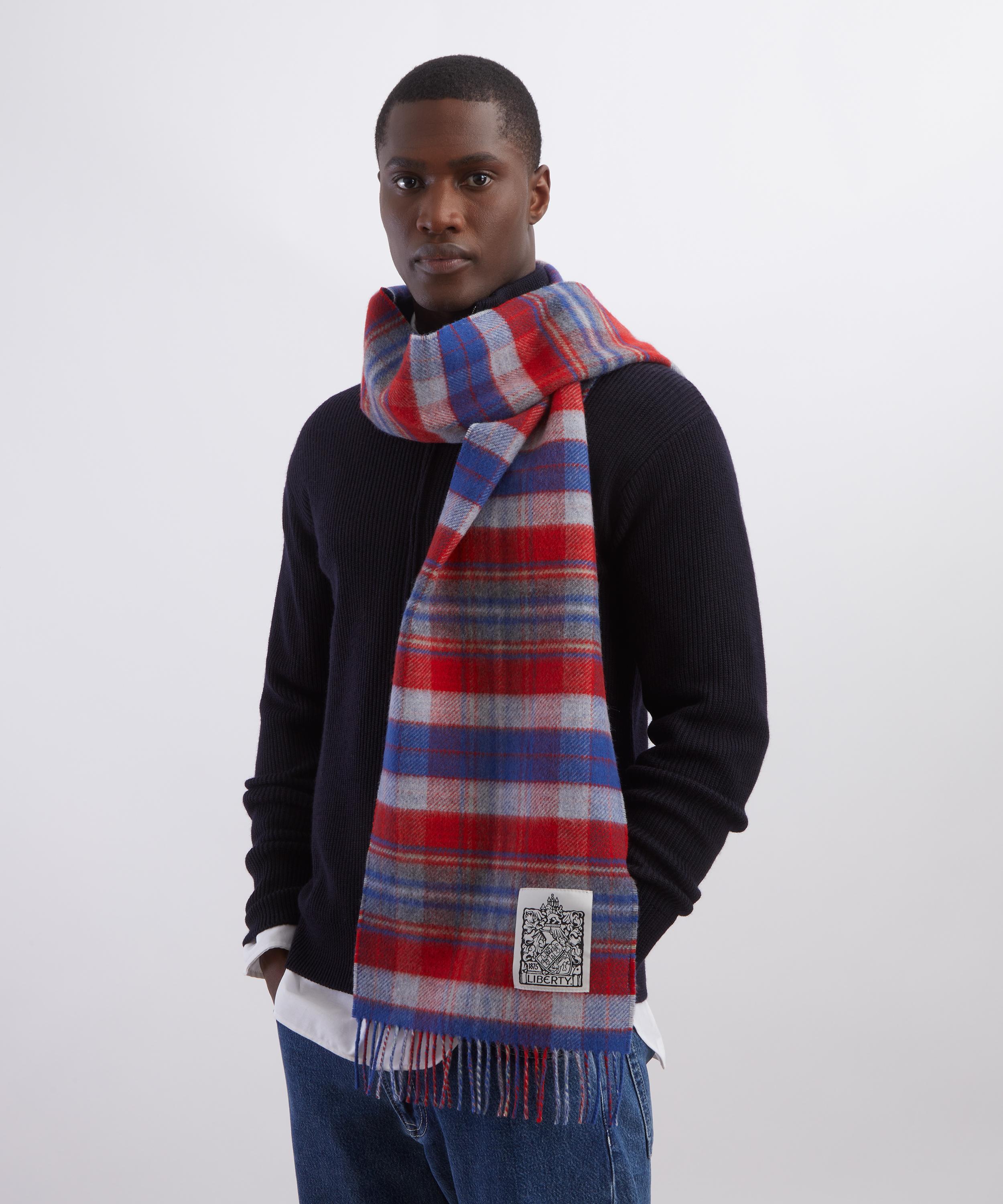 Liberty - Liberty Crest Patch 30X180 Cashmere-Wool Scarf image number 1