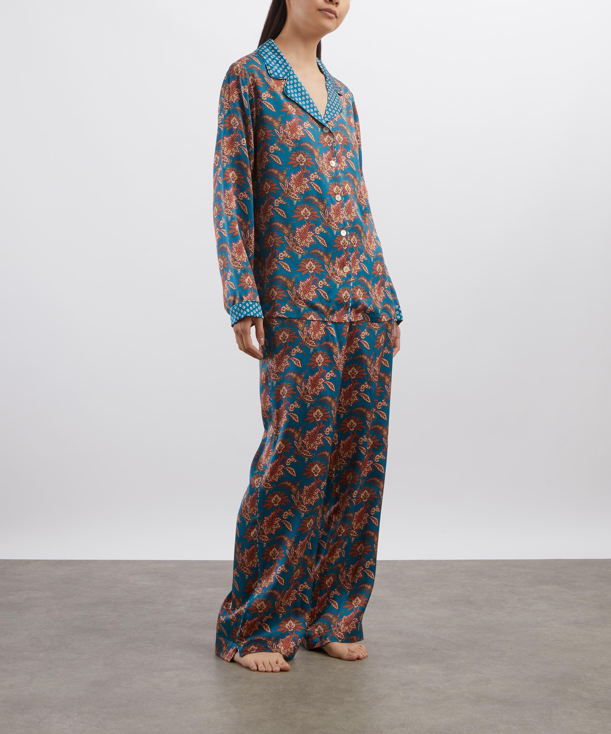 Liberty - Arundel Silk-Satin Pyjama Set image number 2