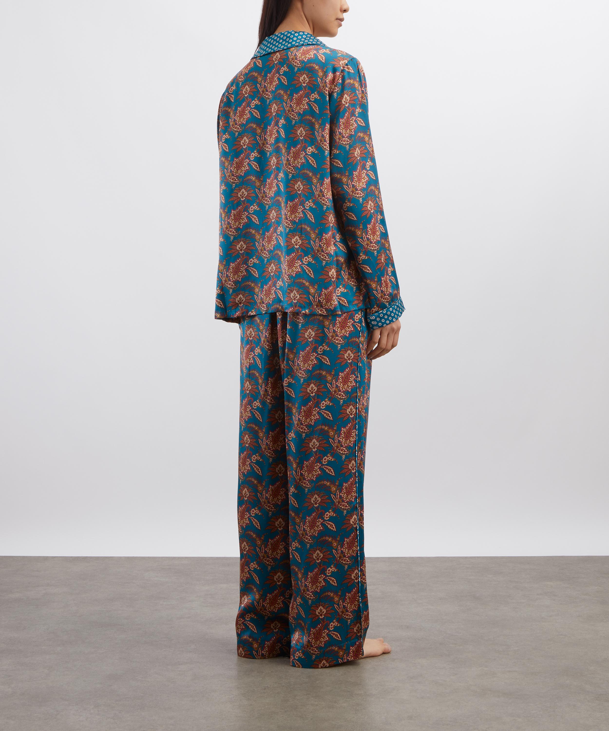 Liberty - Arundel Silk-Satin Pyjama Set image number 3