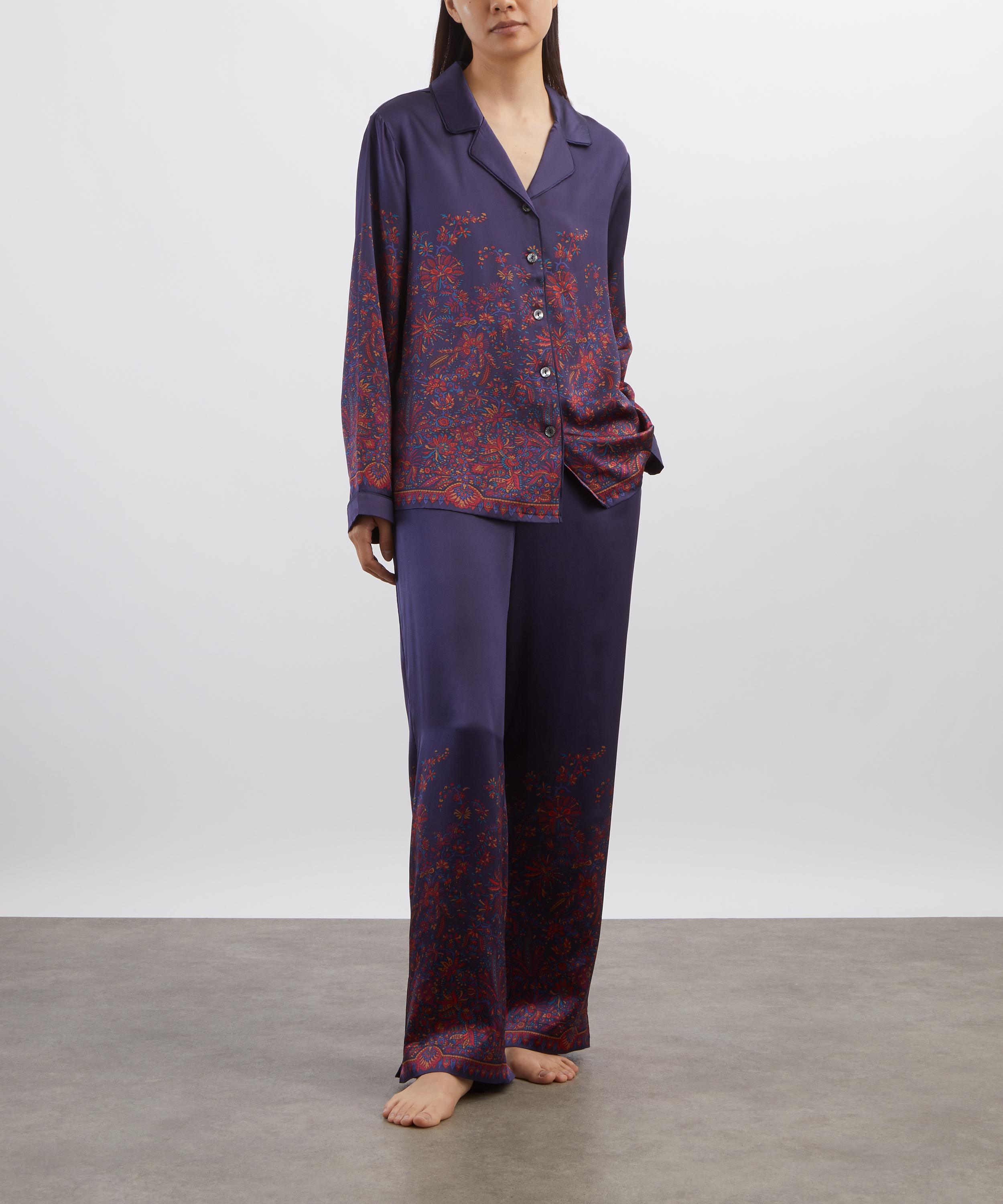 Liberty - Cosmic Jungle Placement Silk Pyjama Set image number 1