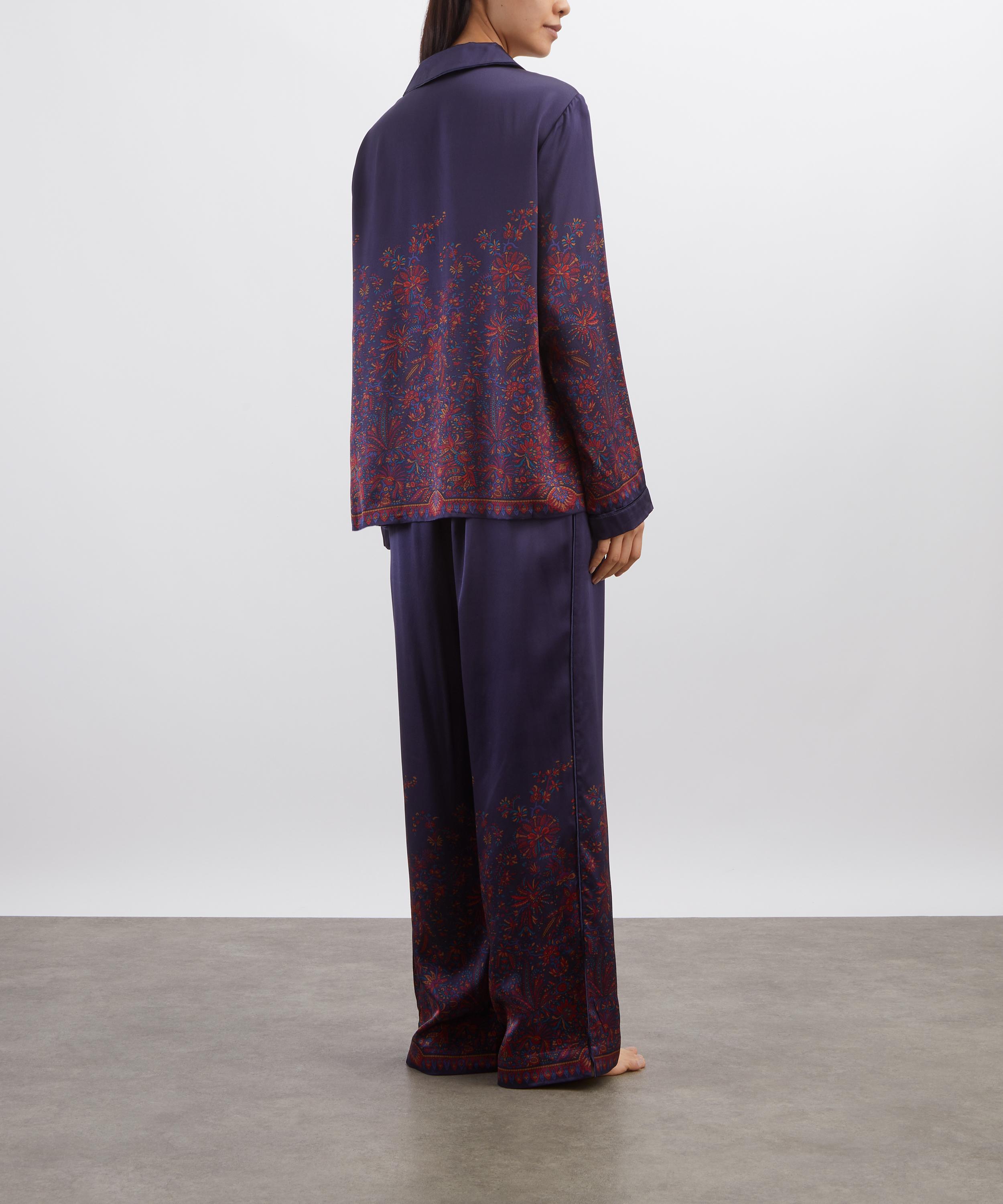 Liberty - Cosmic Jungle Placement Silk Pyjama Set image number 3