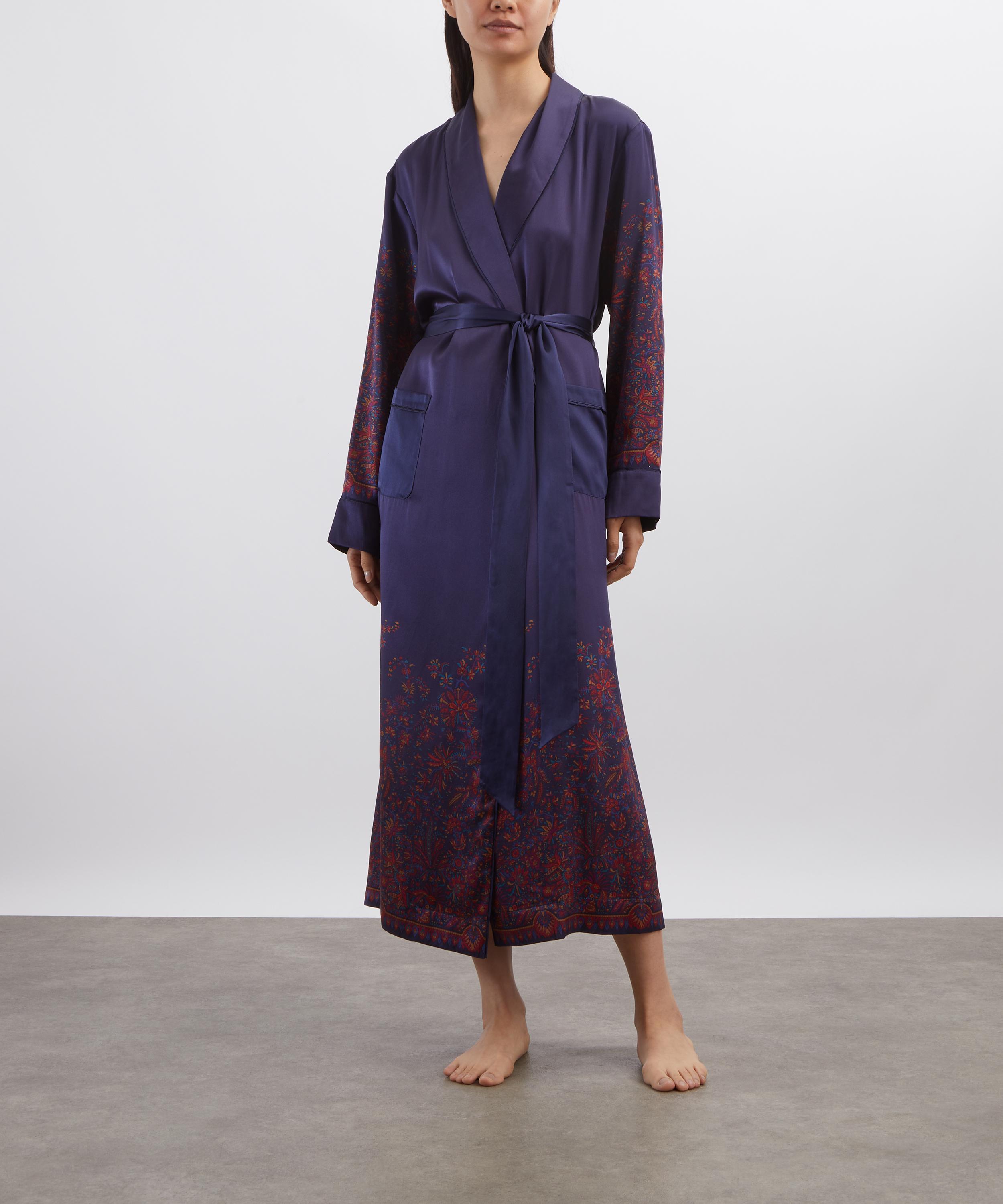 Liberty - Cosmic Jungle Placement Silk Robe&nbsp; image number 2
