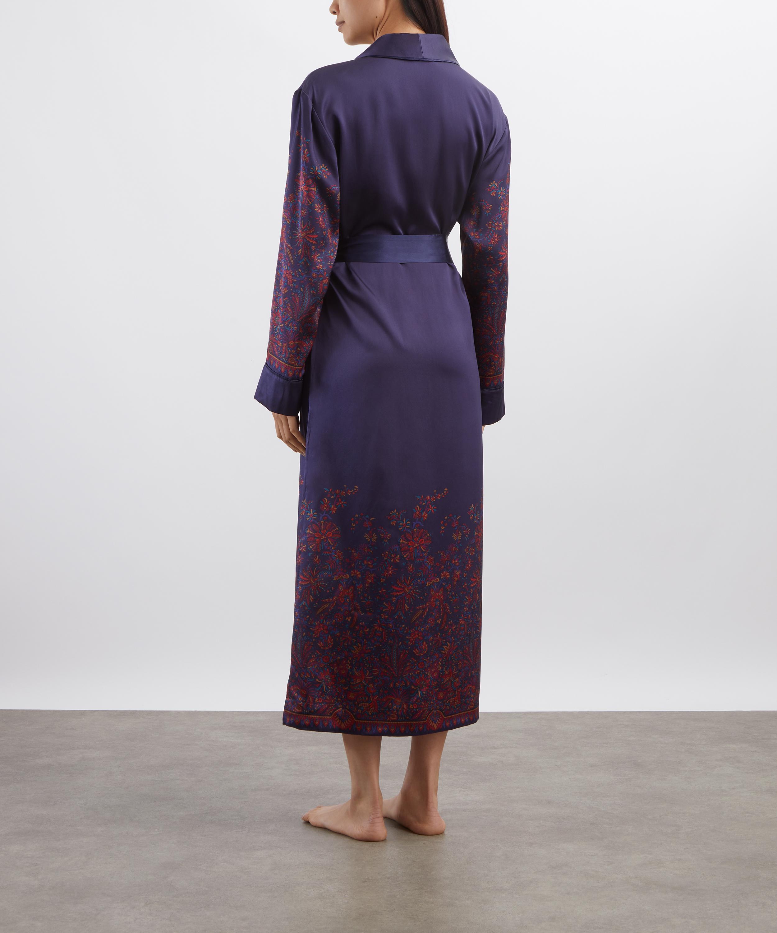 Liberty - Cosmic Jungle Placement Silk Robe&nbsp; image number 3