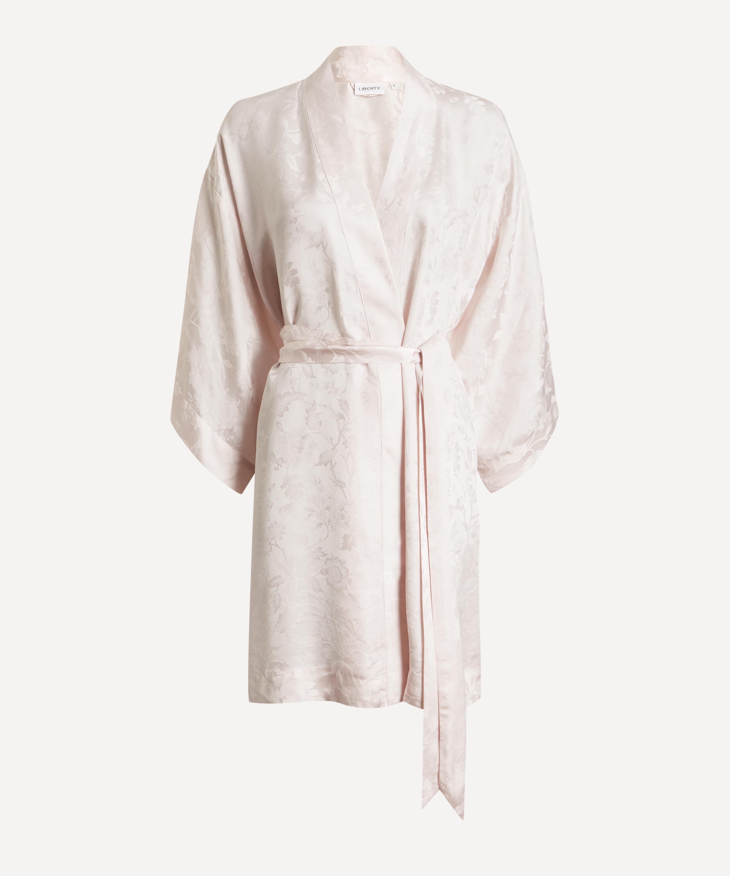 Liberty - Lena Belle Silk Jacquard Kimono Robe image number 0