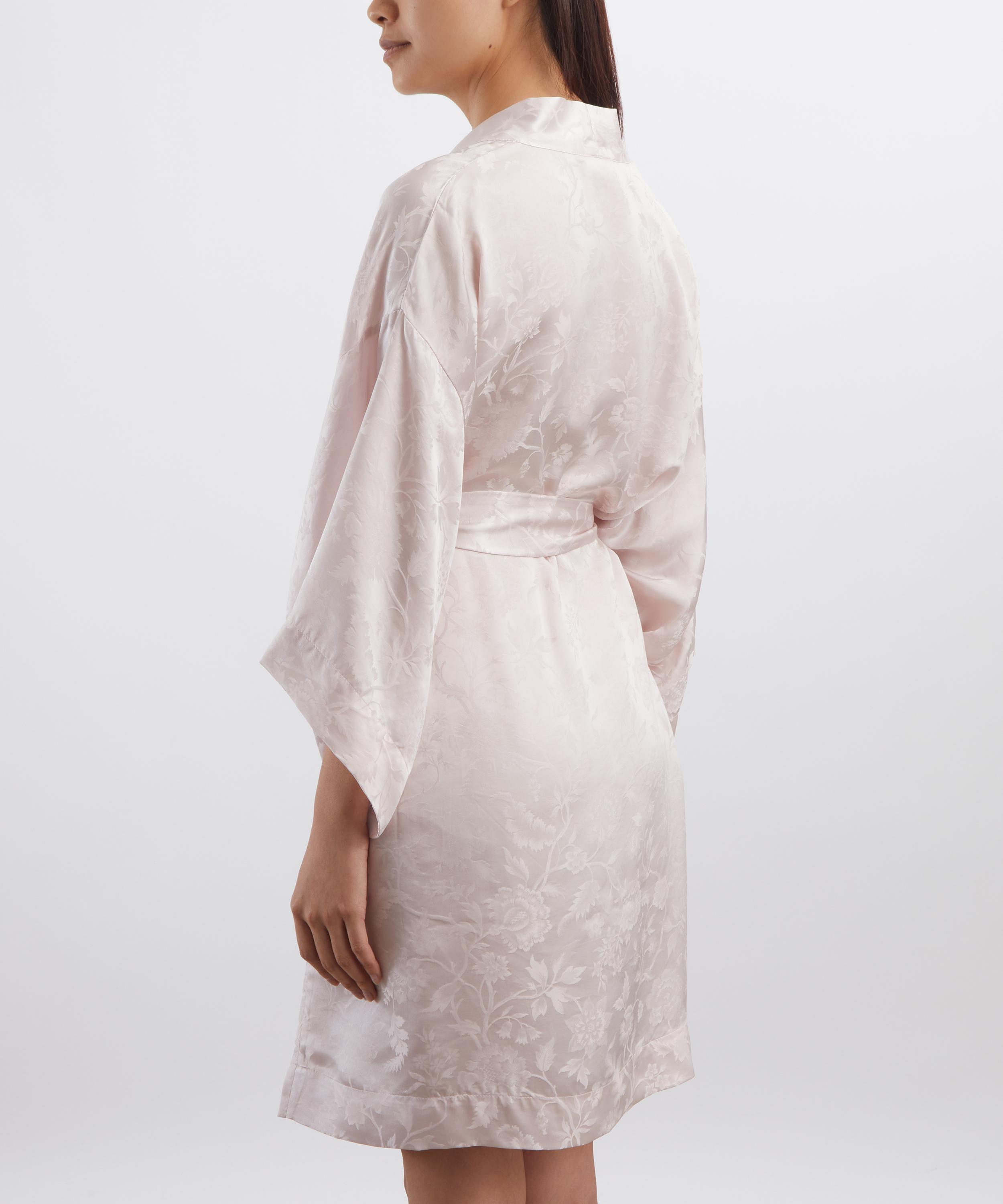 Liberty - Lena Belle Silk Jacquard Kimono Robe image number 3