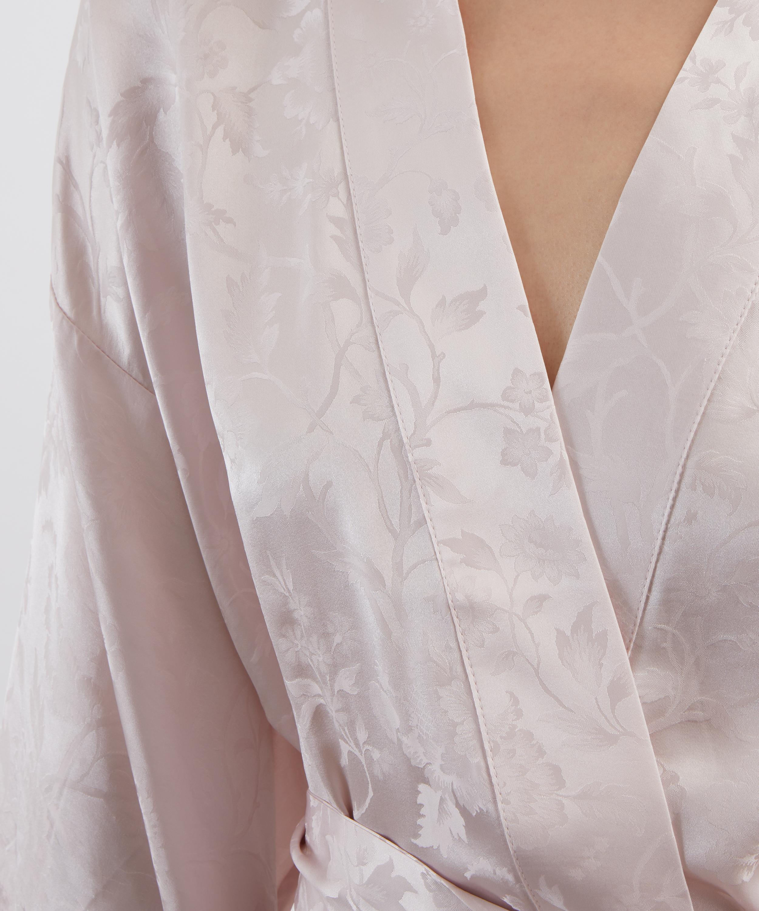 Liberty - Lena Belle Silk Jacquard Kimono Robe image number 4