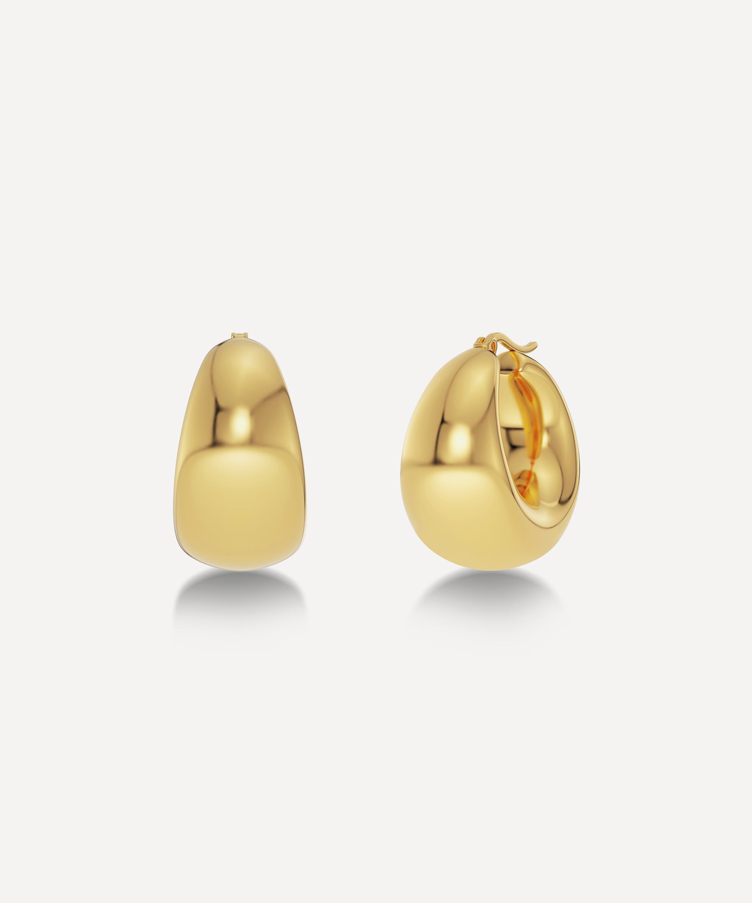Edblad - 14ct Gold-Plated Boyd Hoop Earrings image number 0