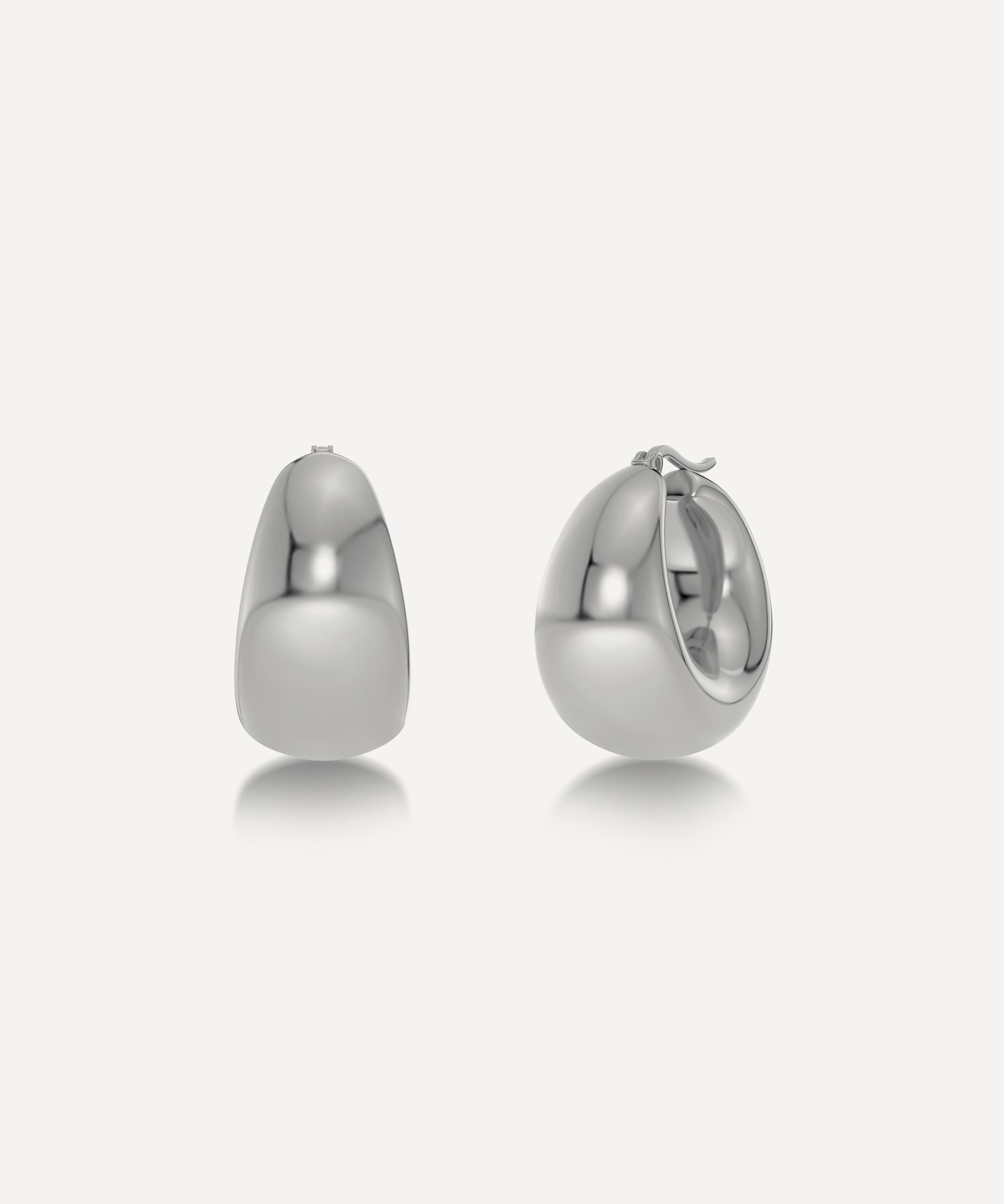 Edblad - Silver-Tone Boyd Hoop Earrings image number 0