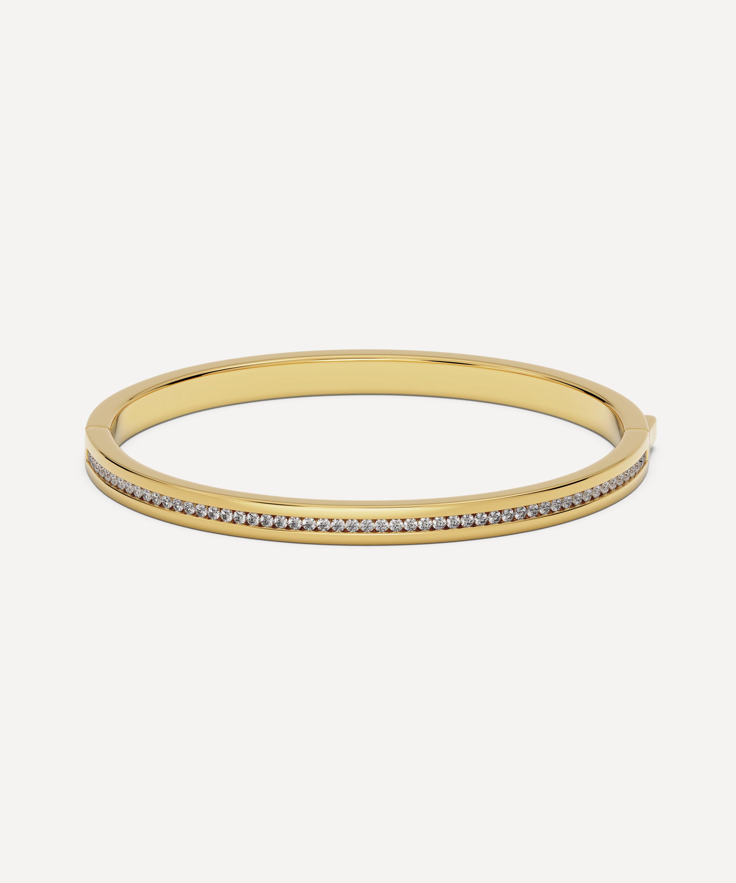 Edblad - 14ct Gold-Plated Josefin Bangle Bracelet image number 0
