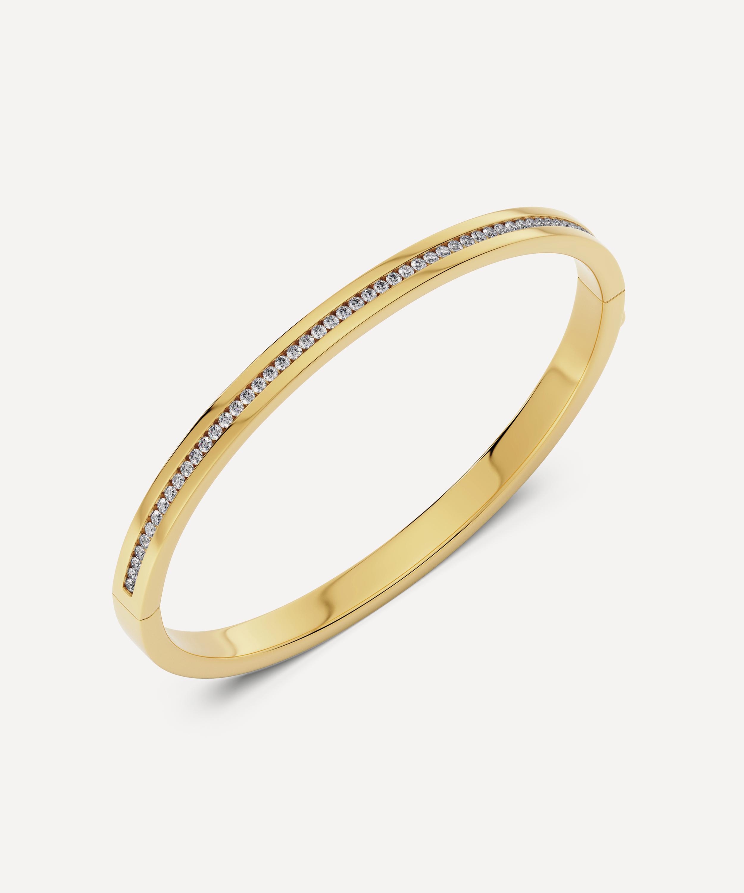 Edblad - 14ct Gold-Plated Josefin Bangle Bracelet image number 2
