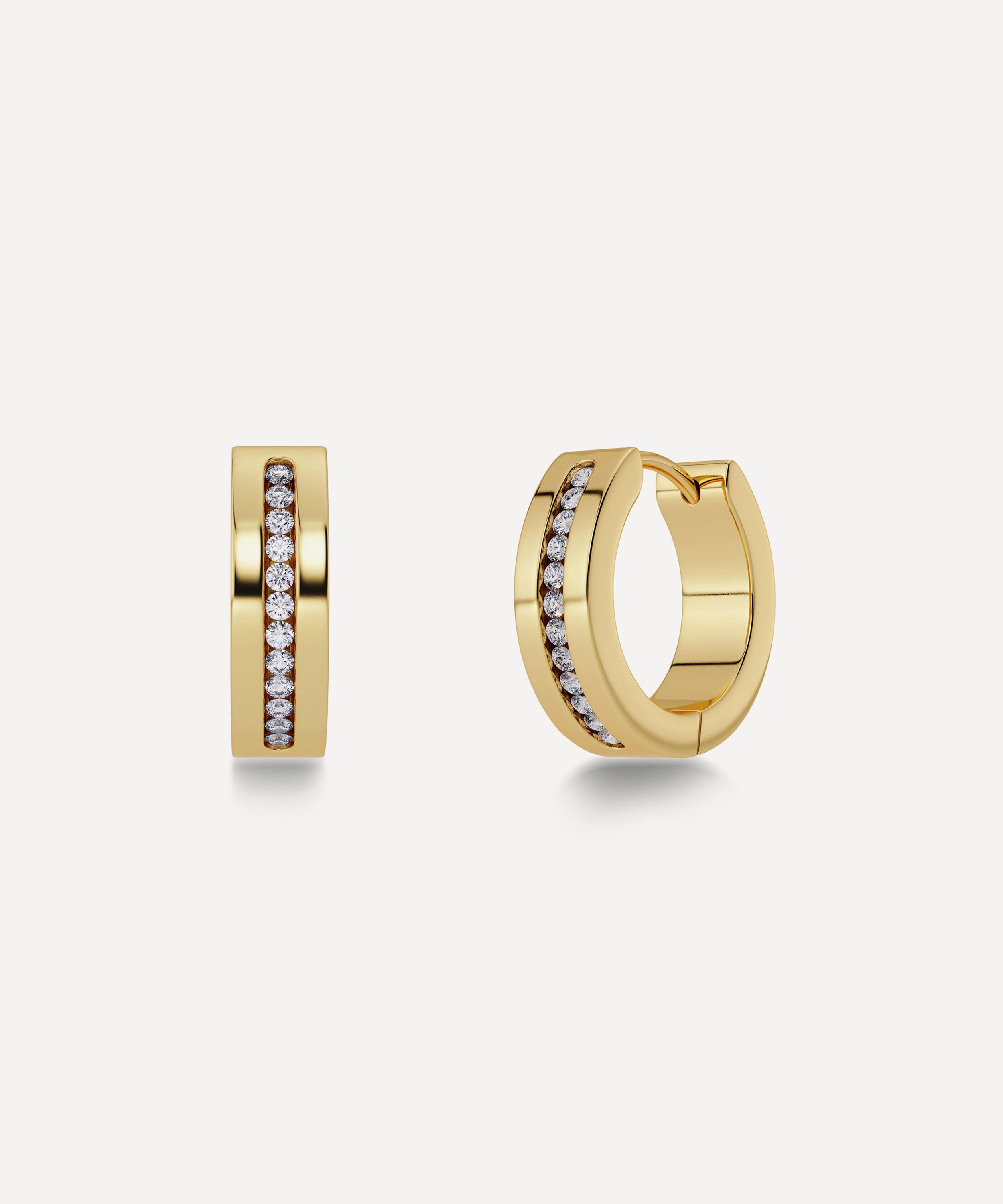 Edblad - 14ct Gold-Plated Josefin Hoop Earrings image number 0