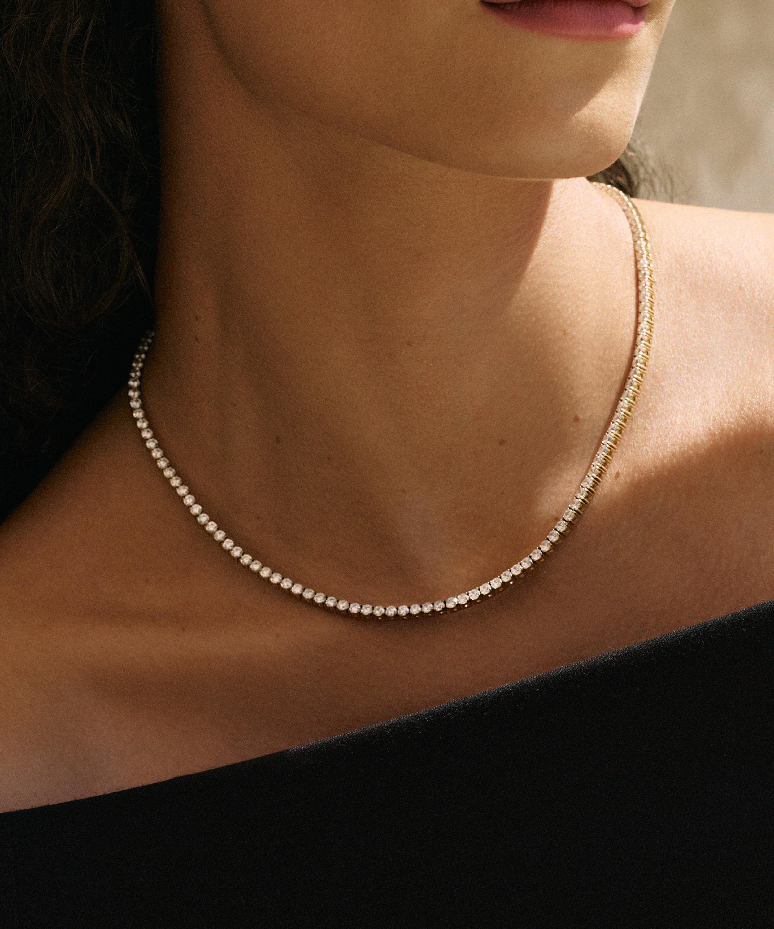 Edblad - 14ct Gold-Plated Tennis Necklace image number 1