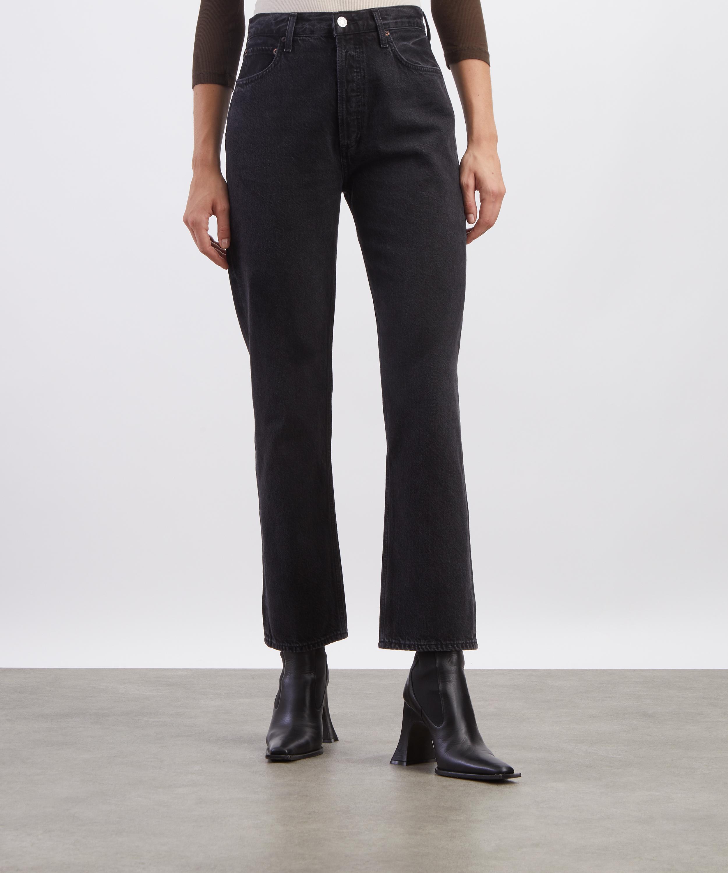 AGOLDE - 90s Pinch Waist High-Rise Straight Jeans in Vanta image number 2