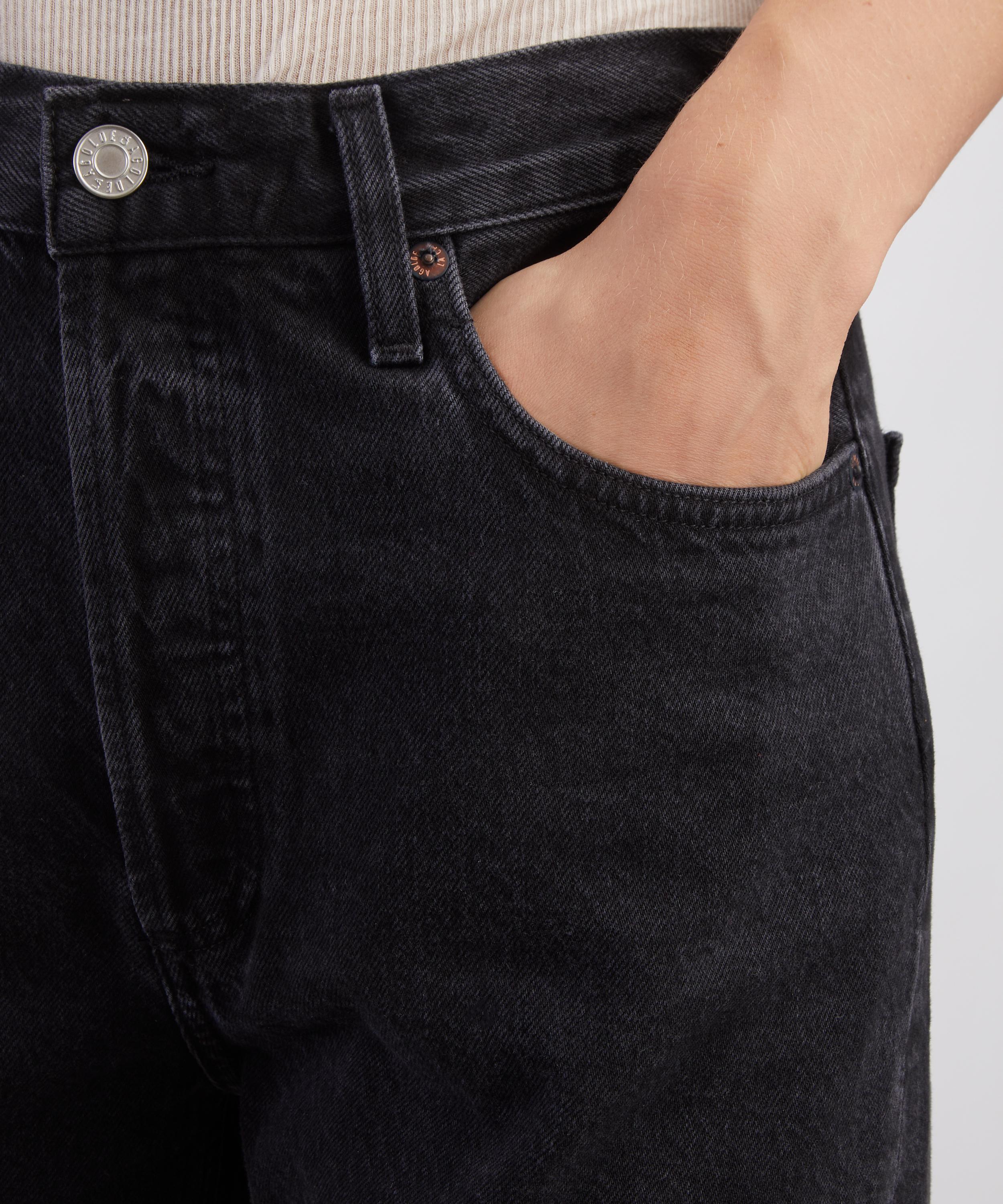 AGOLDE - 90s Pinch Waist High-Rise Straight Jeans in Vanta image number 4