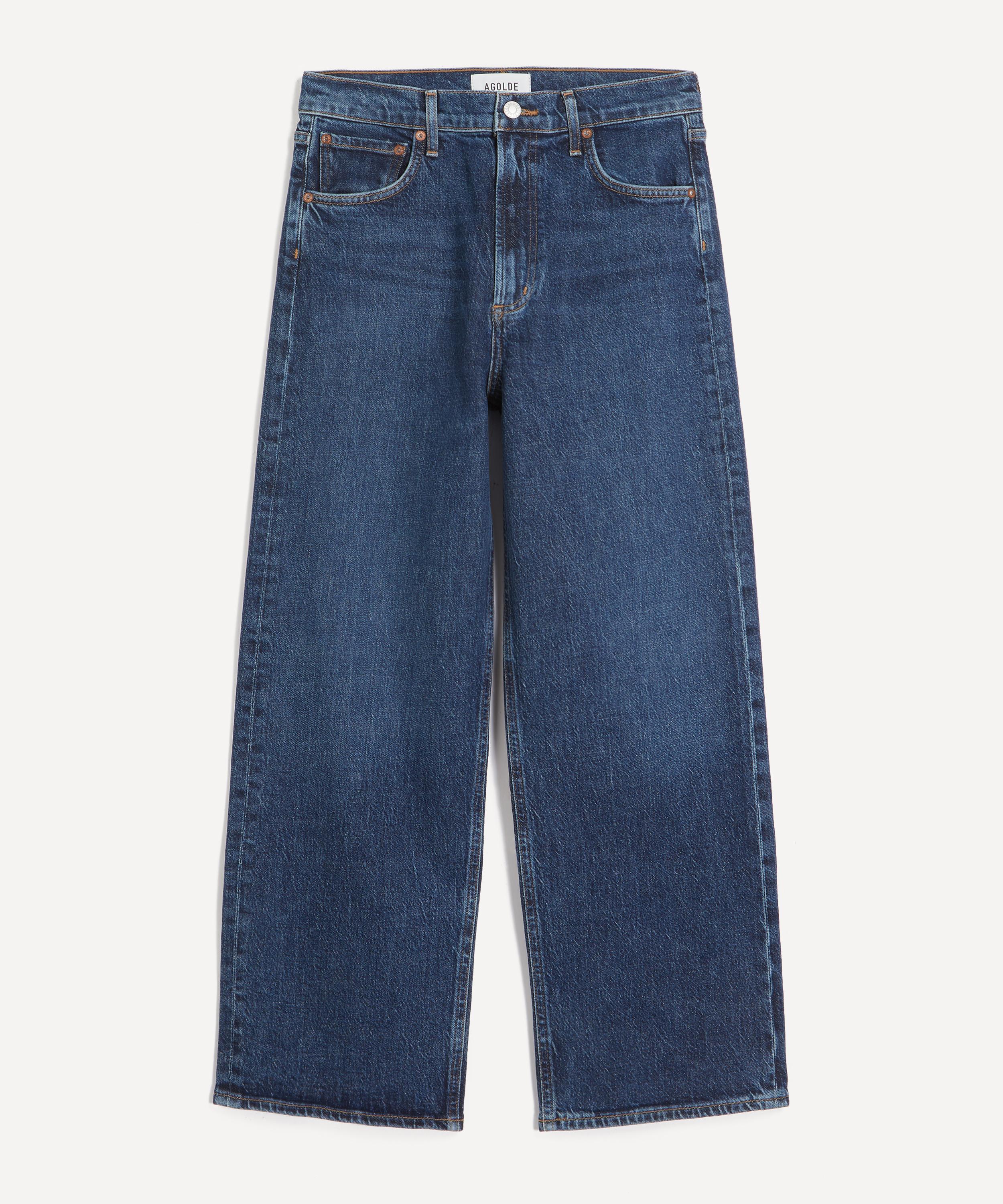 AGOLDE - Ren Cropped Wide-Leg Jeans in Echo&nbsp;